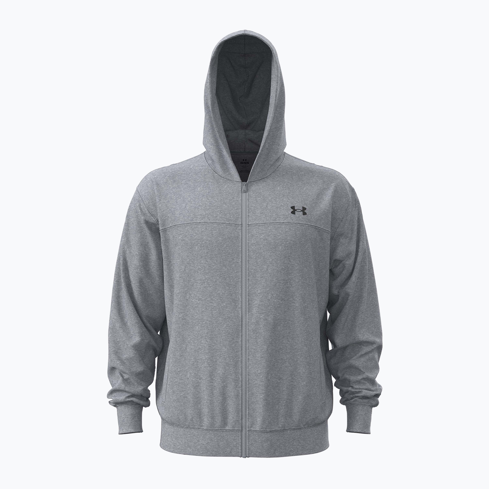 Bluza męska Under Armour Rival LW FZ mod gray light heather/black 