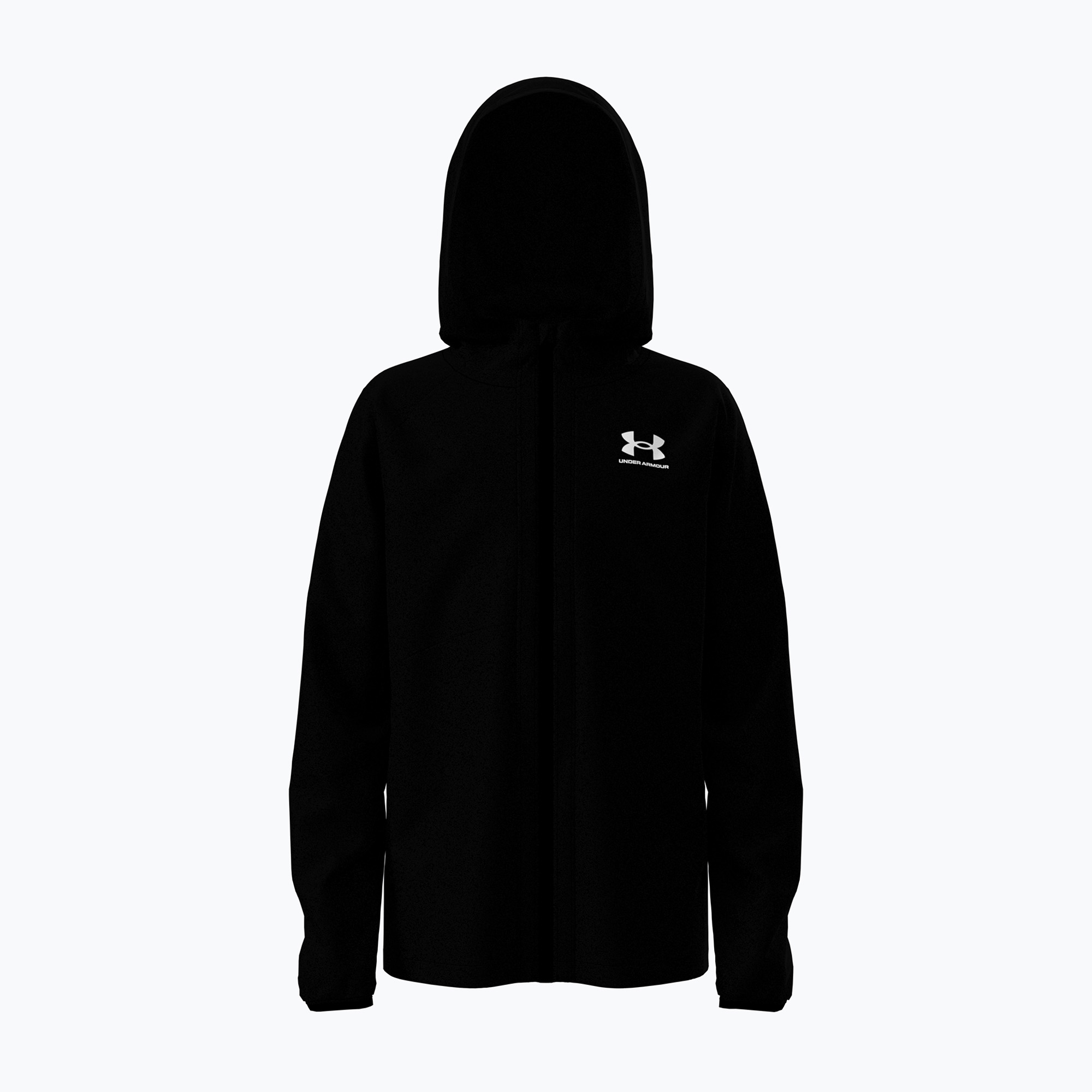Geacă de antrenament pentru bărbați Under Armour Vibe Woven Windbreaker Jacket black/white