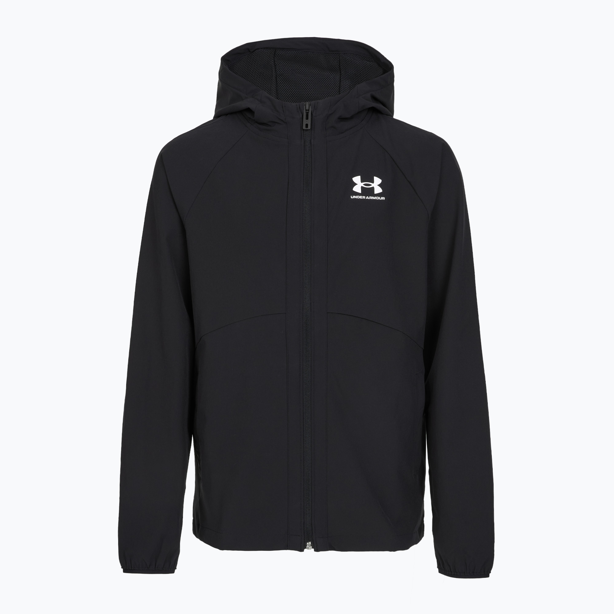 Мъжко тренировъчно яке Under Armour Vibe Woven Windbreaker Jacket black/white