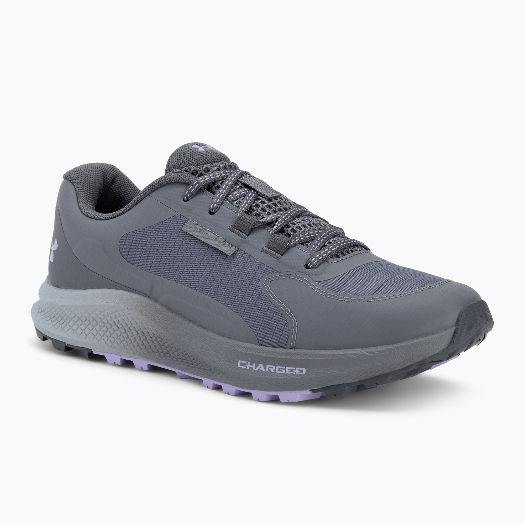 Дамски обувки за бягане  Under Armour Charged Bandit Trail 3 titan grey/castlerock/purple crest