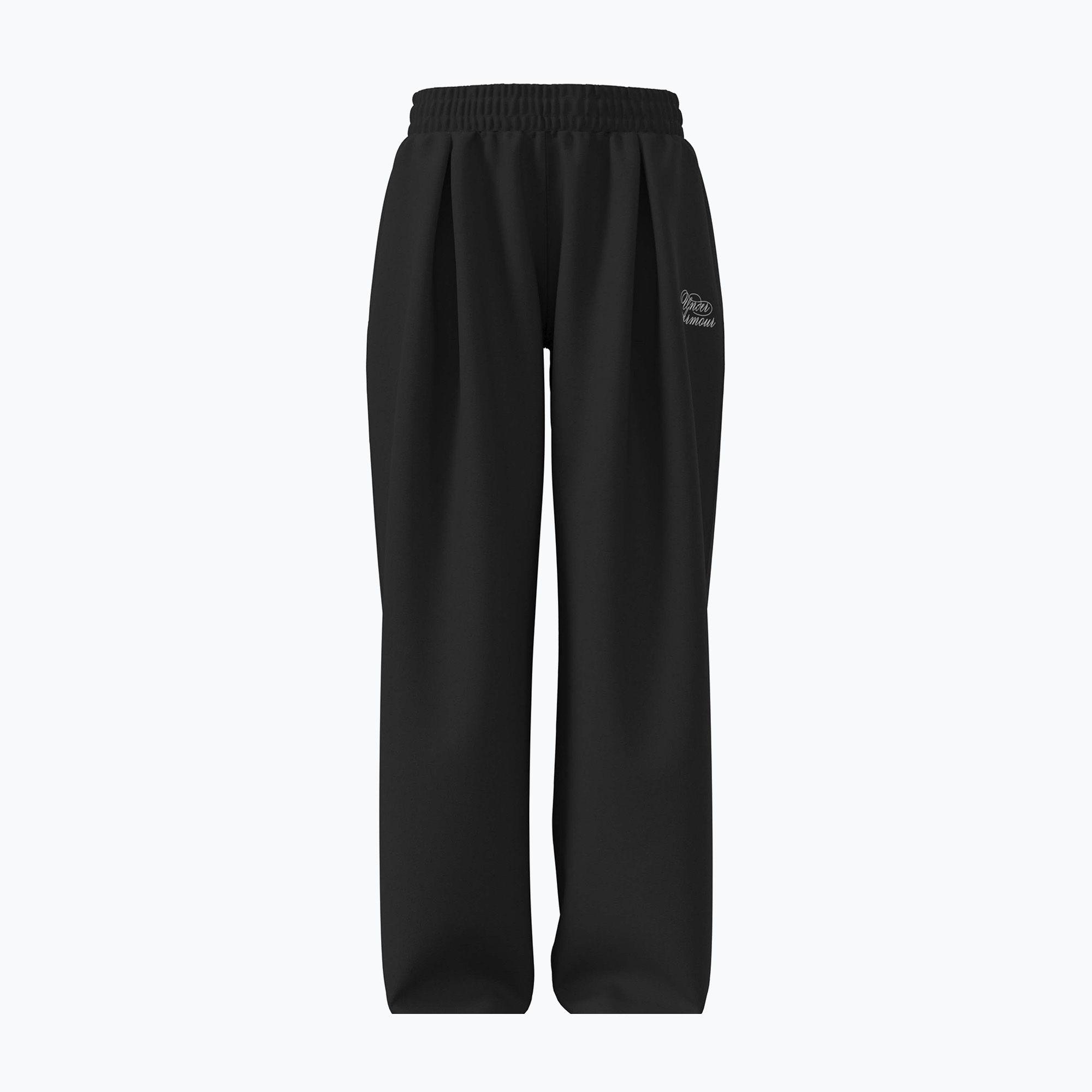 Spodnie damskie Under Armour Rival Fleece Script black/white 