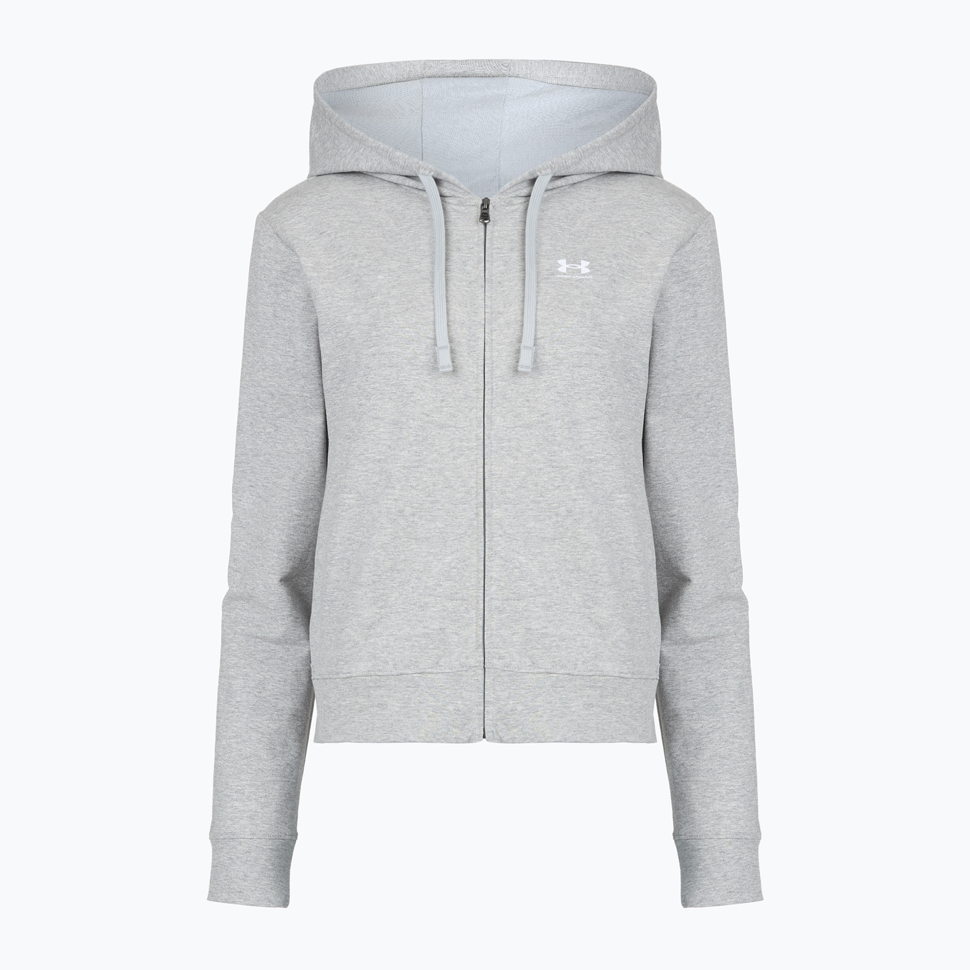 Bluză pentru femei Under Armour Sport Terry FZ mod gray light heather/white