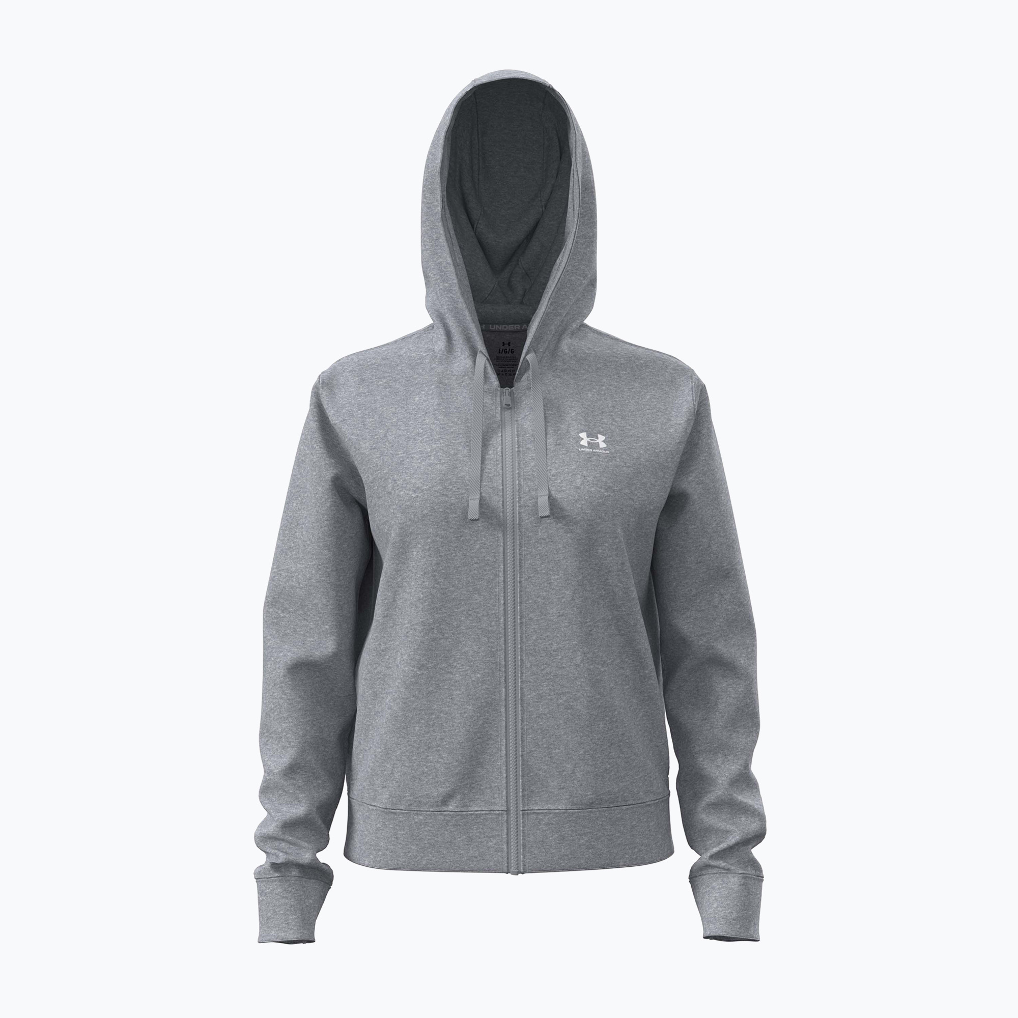 Bluza damska Under Armour Sport Terry FZ mod gray light heather/white