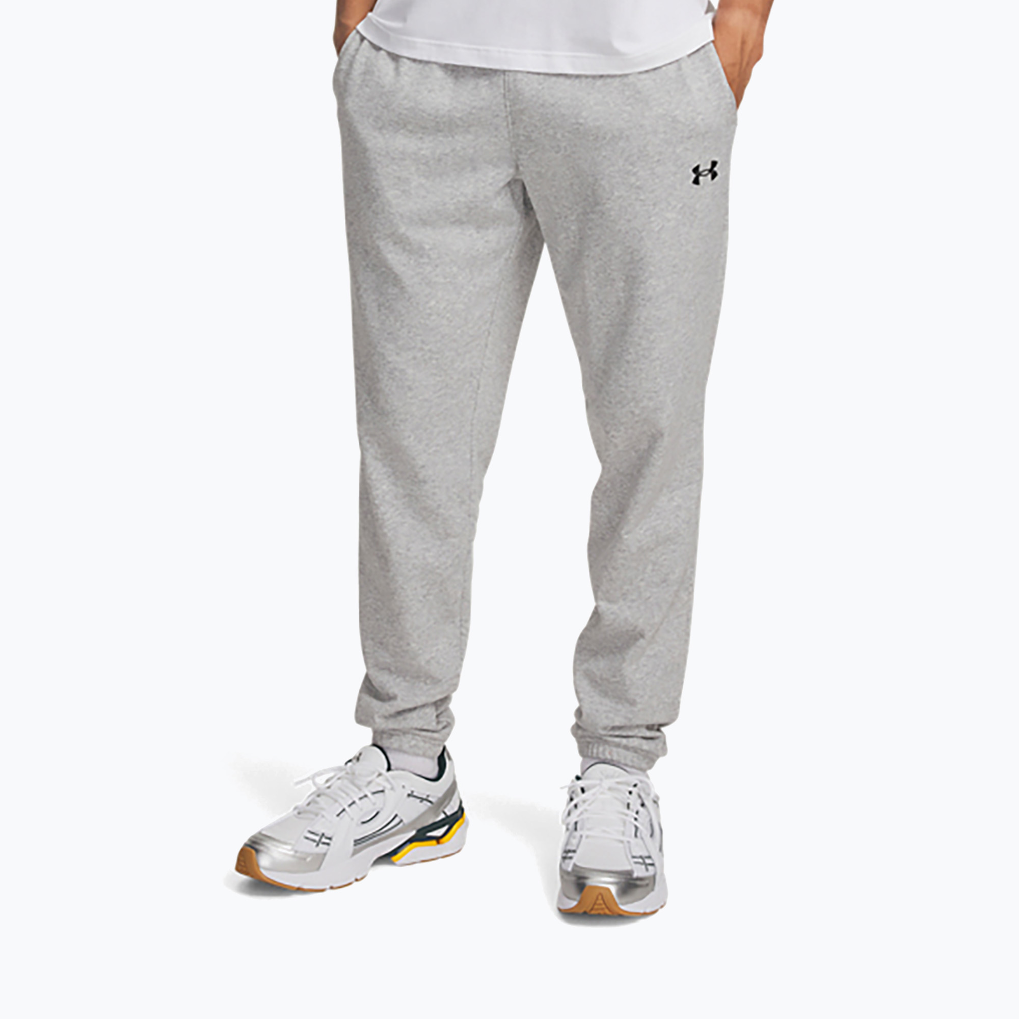 Мъжки панталони Under Armour Rival LW Jogger mod grey light heather/black