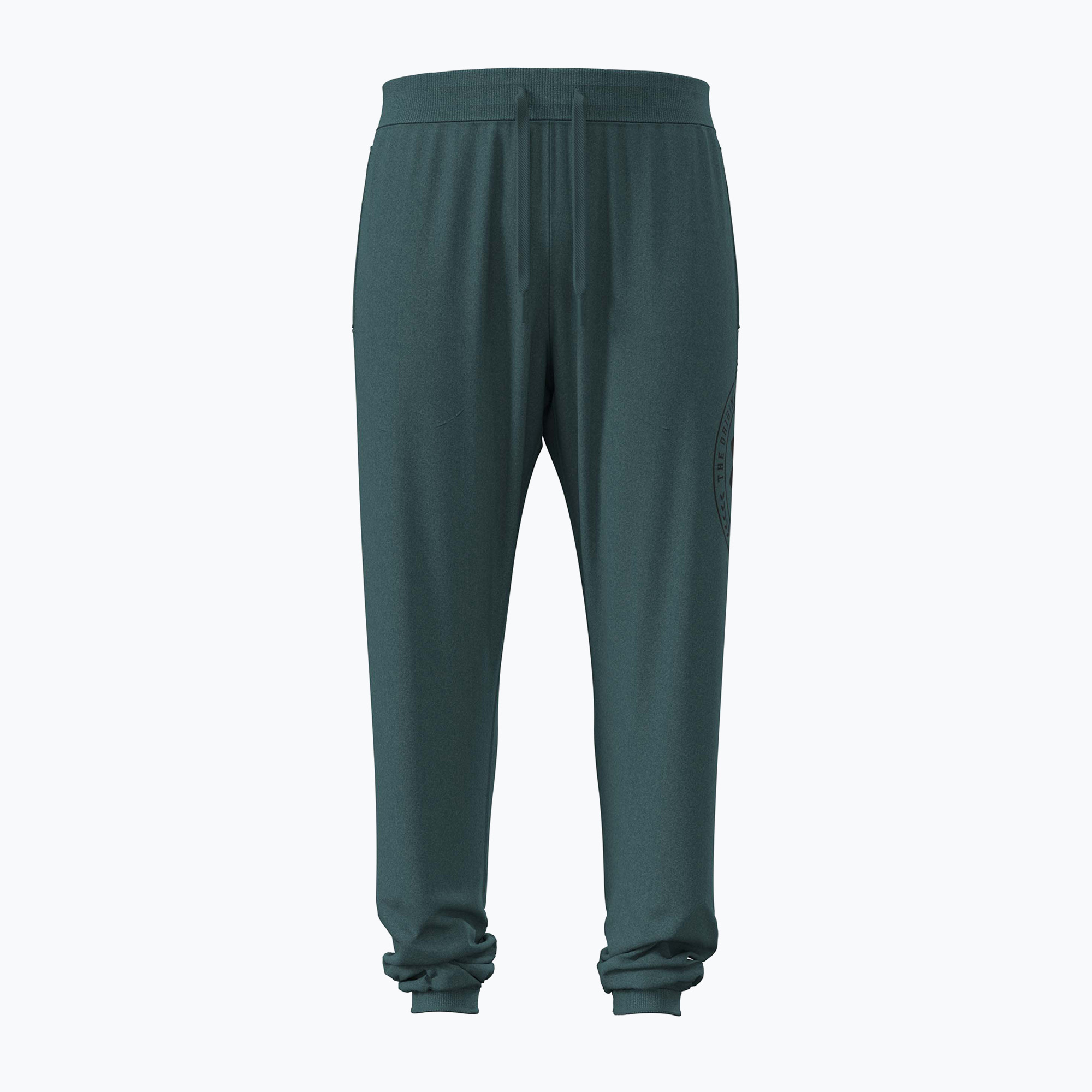 Мъжки панталони Under Armour Rival LW Graphic Jogger rack green/black