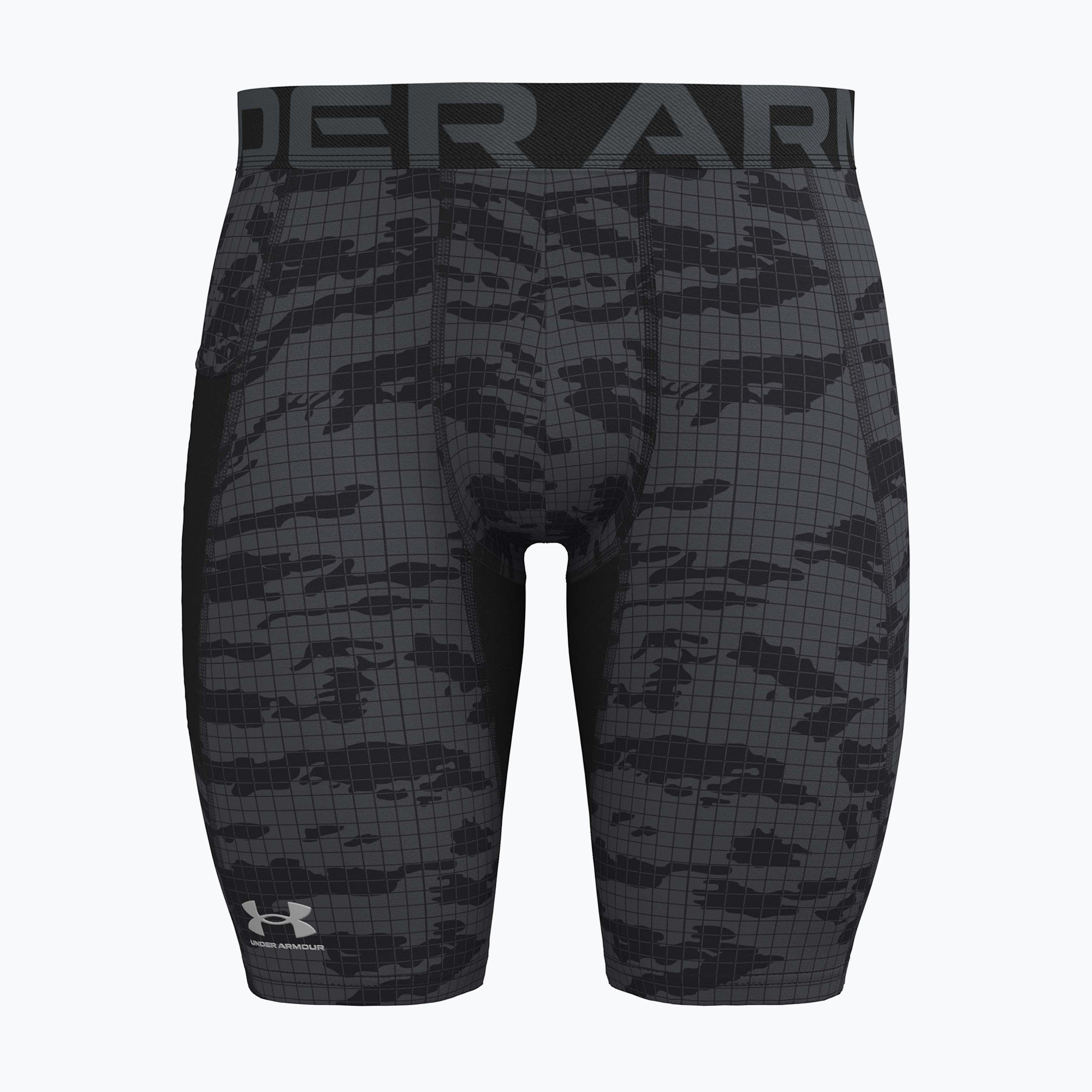 Мъжки шорти за тренировка Under Armour HG Printed Long Short black/castlerock/white