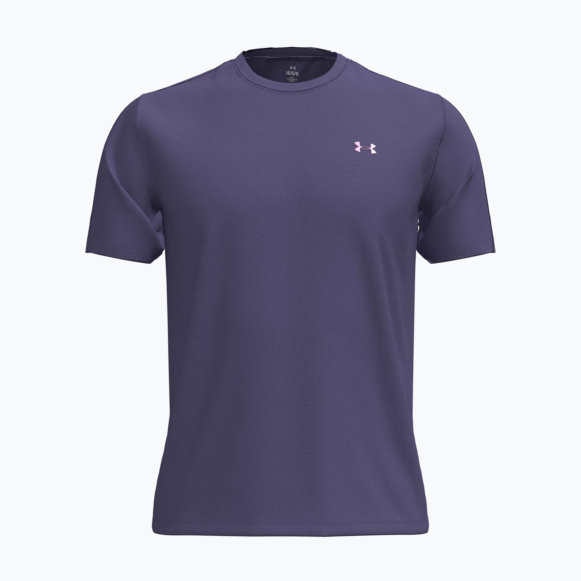 Мъжка тениска за тренировка Under Armour Tech Taping purple luxe/pink dawn