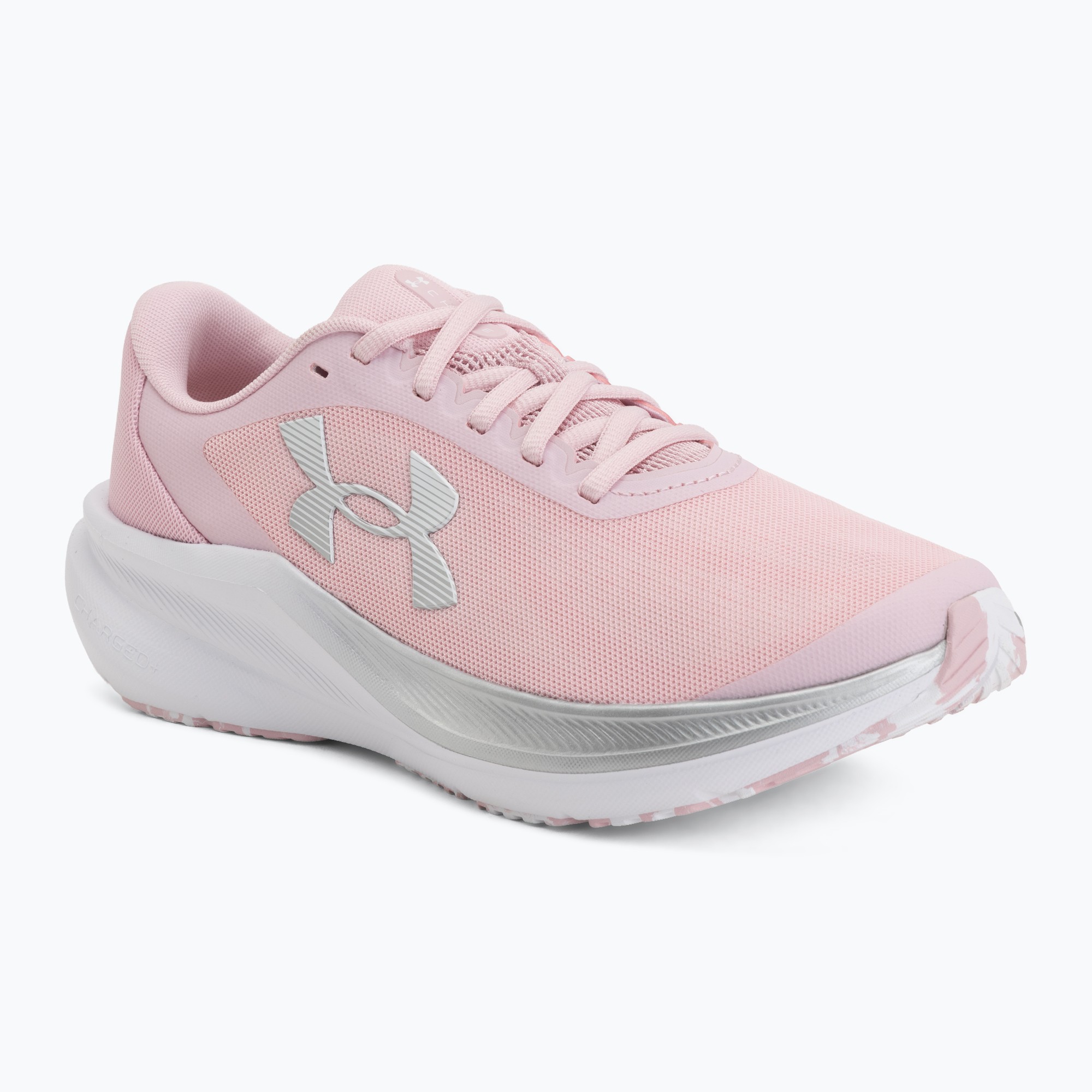 Buty do biegania damskie Under Armour Chase prime pink/metallic silver/white | WYSYŁKA W 24H | 30 DNI NA ZWROT