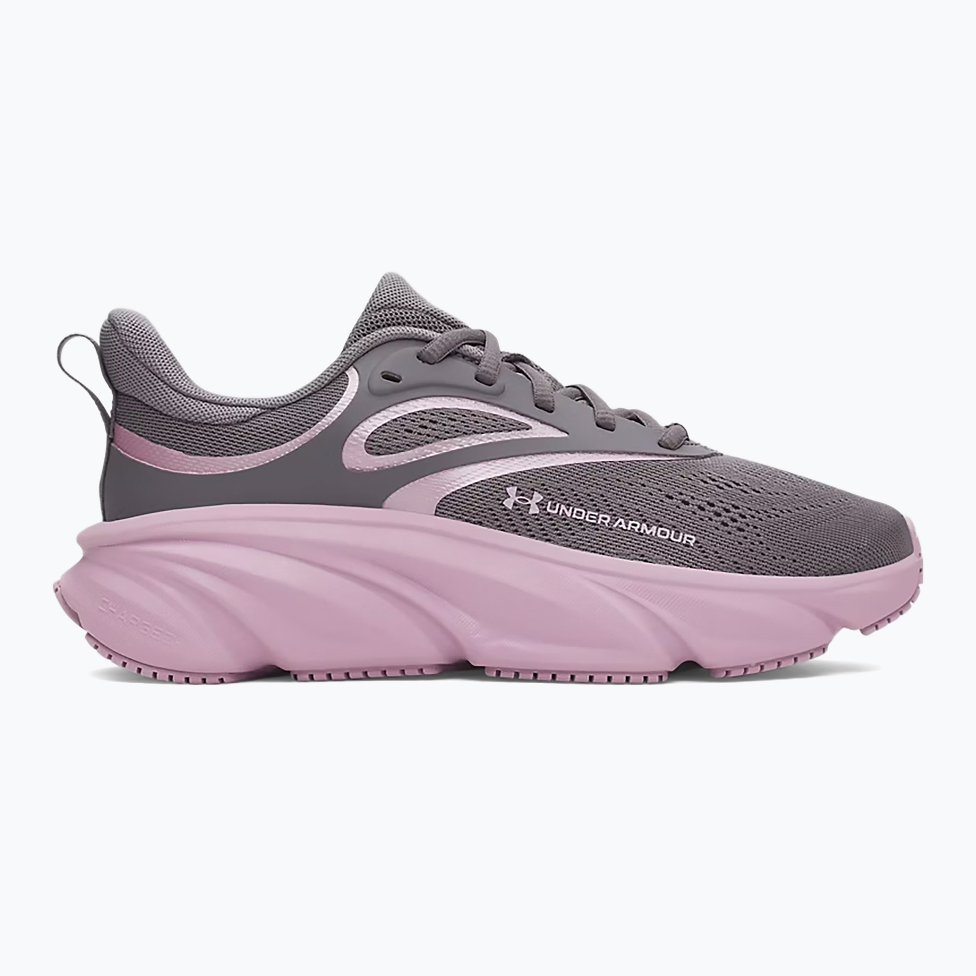 Дамски обувки за бягане Under Armour Rogue 6 castlerock/mauve pink/mauve pink