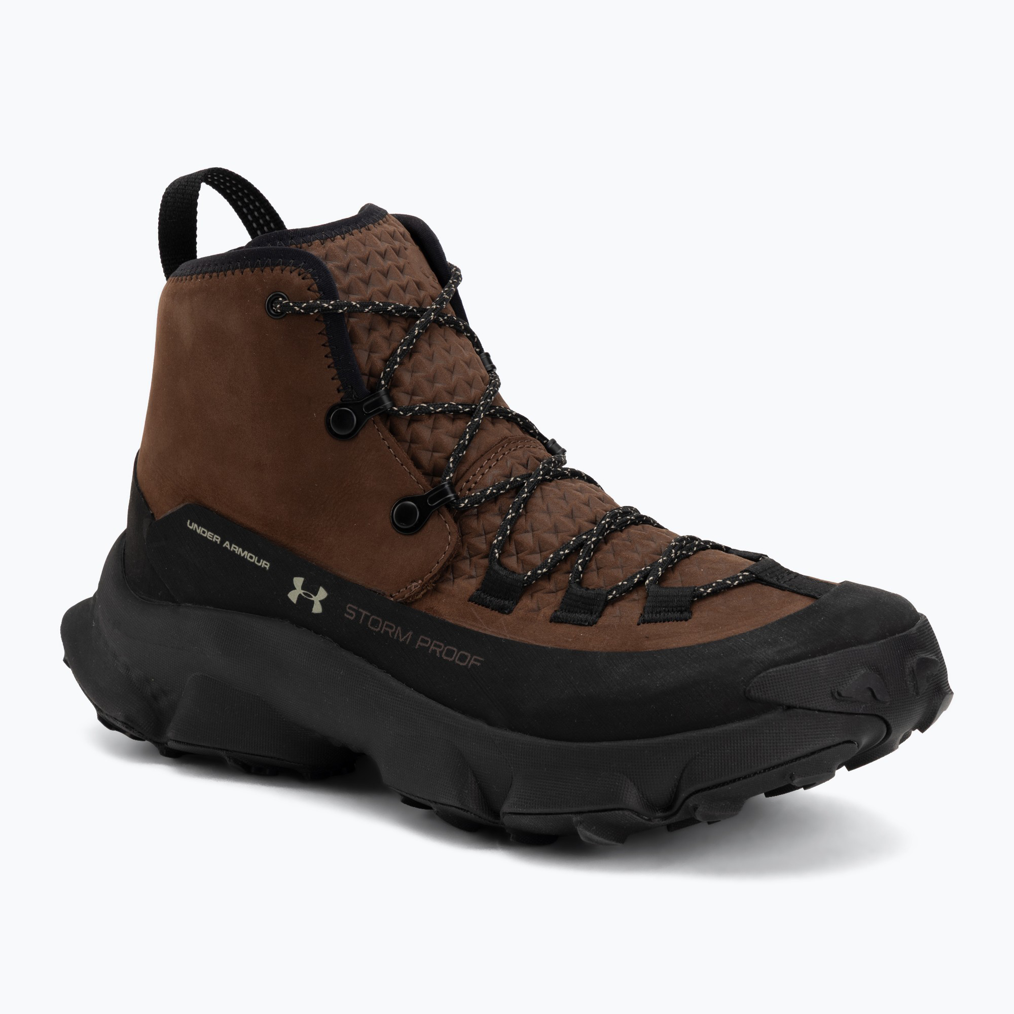 Мъжки обувки за трекинг Under Armour Charged Expanse Mid LTHR WP Incense Brown/Black/Khaki Base