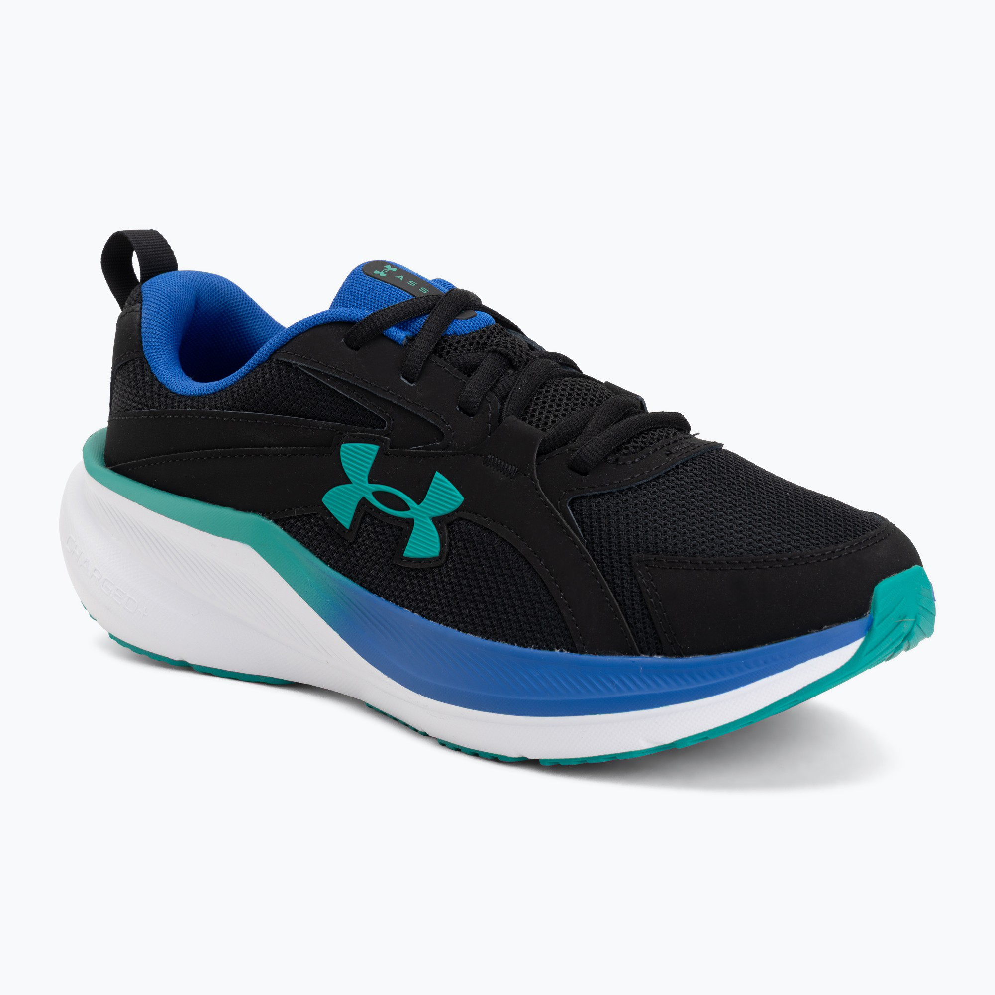 Buty do biegania męskie Under Armour Assert 11 black/team royal/geode green | WYSYŁKA W 24H | 30 DNI NA ZWROT