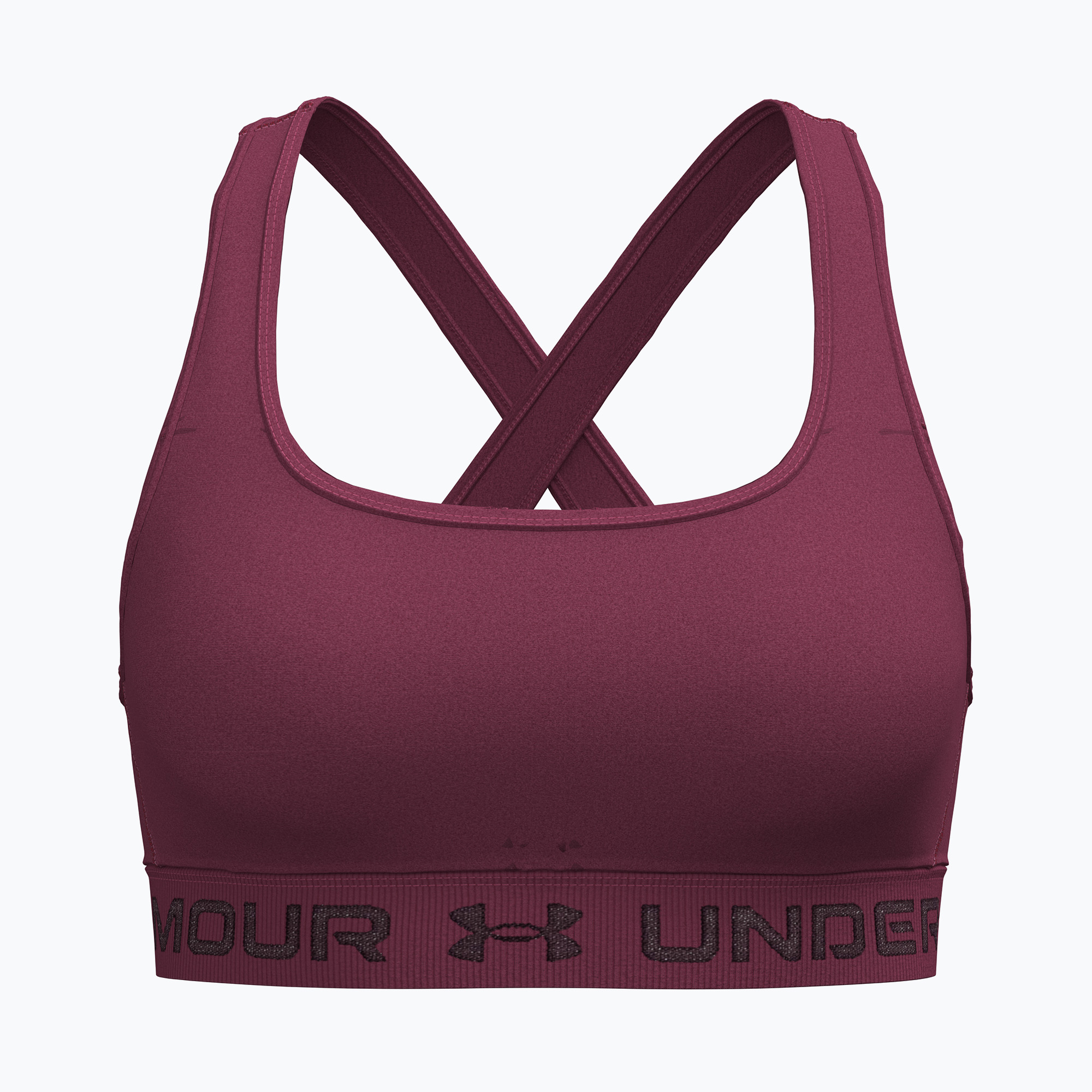 Спортен сутиен  Under Armour Crossback Mid claret/ox blood
