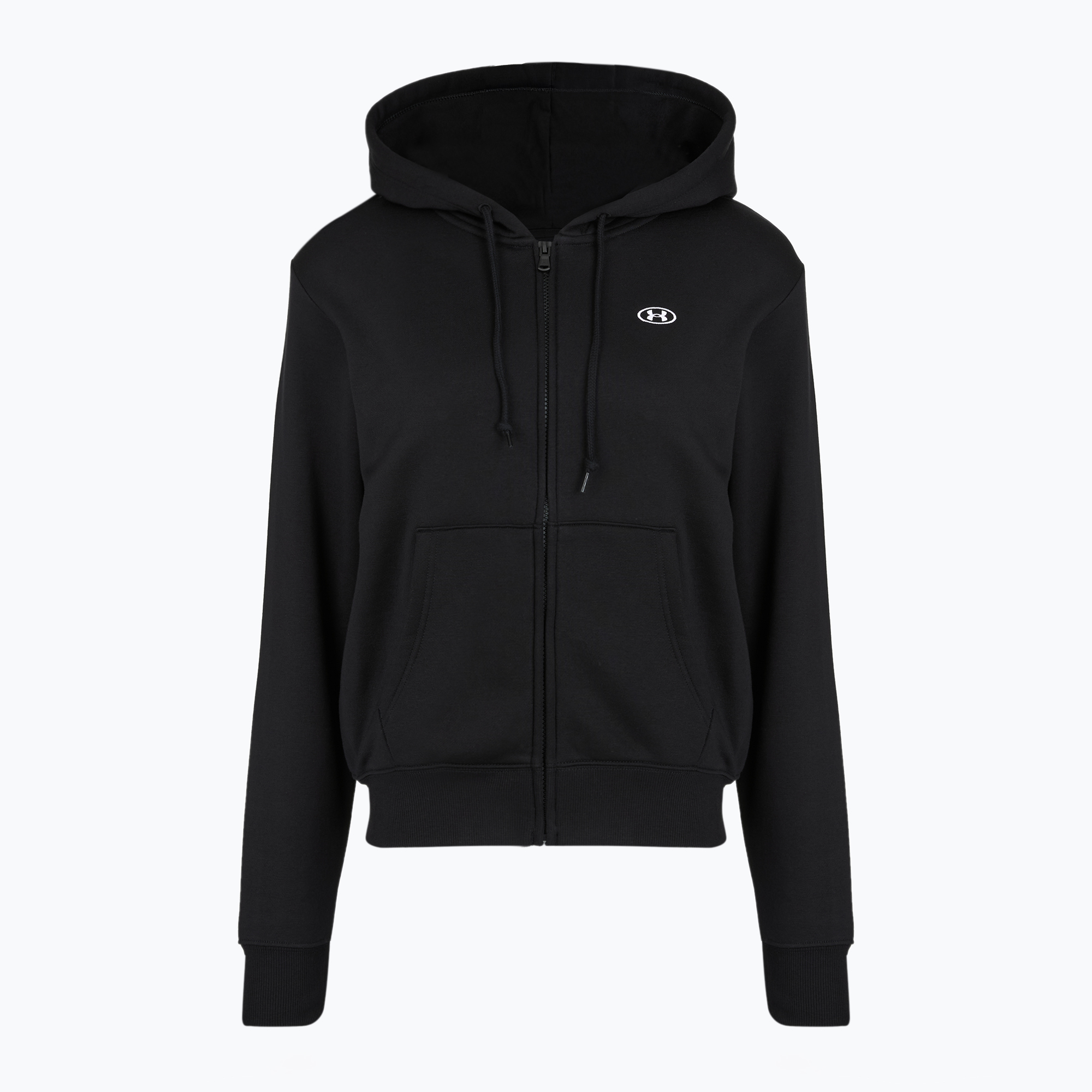 Дамски суитшърт Under Armour Rival Fleece Full Zip ultimate black/white