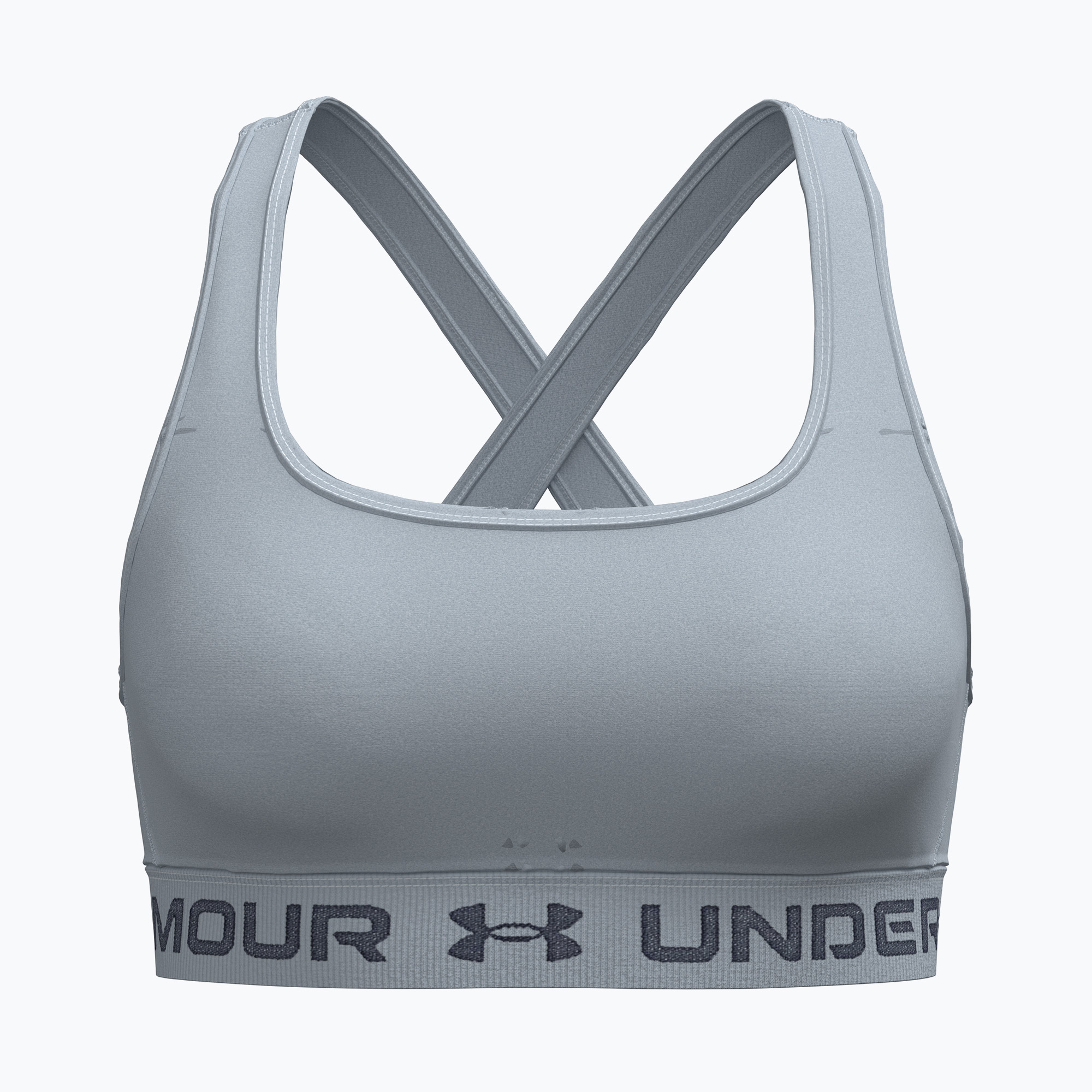 Спортен сутиен  Under Armour Crossback Mid blue fog/downpour gray