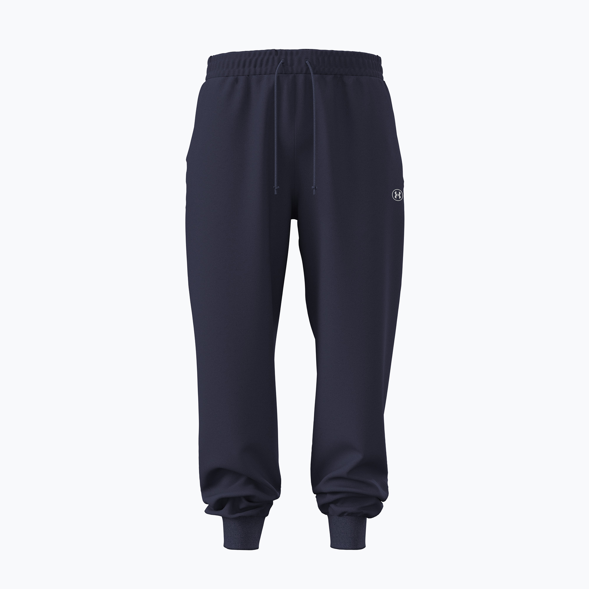 Pantaloni pentru bărbați Under Armour Rival Fleece Jogger midnight navy/white