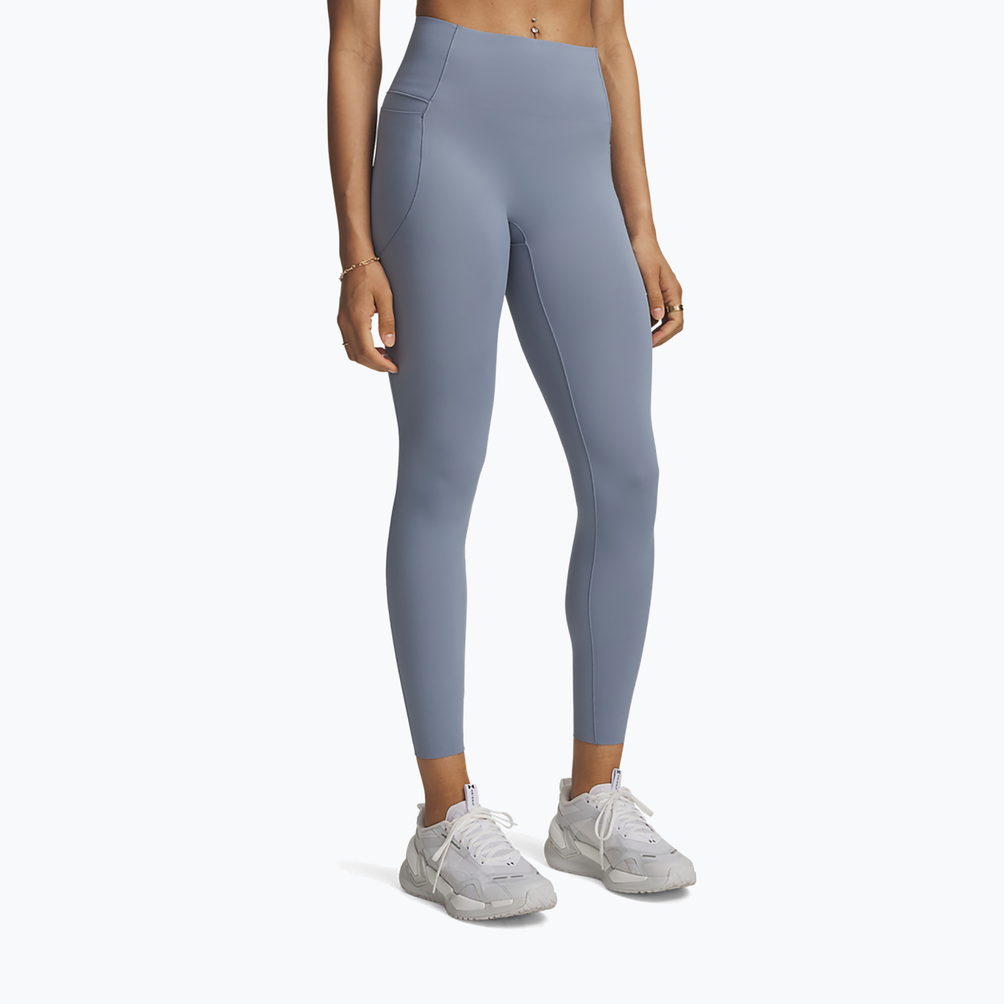 Дамски тренировъчен клин Under Armour Vanish Elite Leggings blue wind/metallic silver