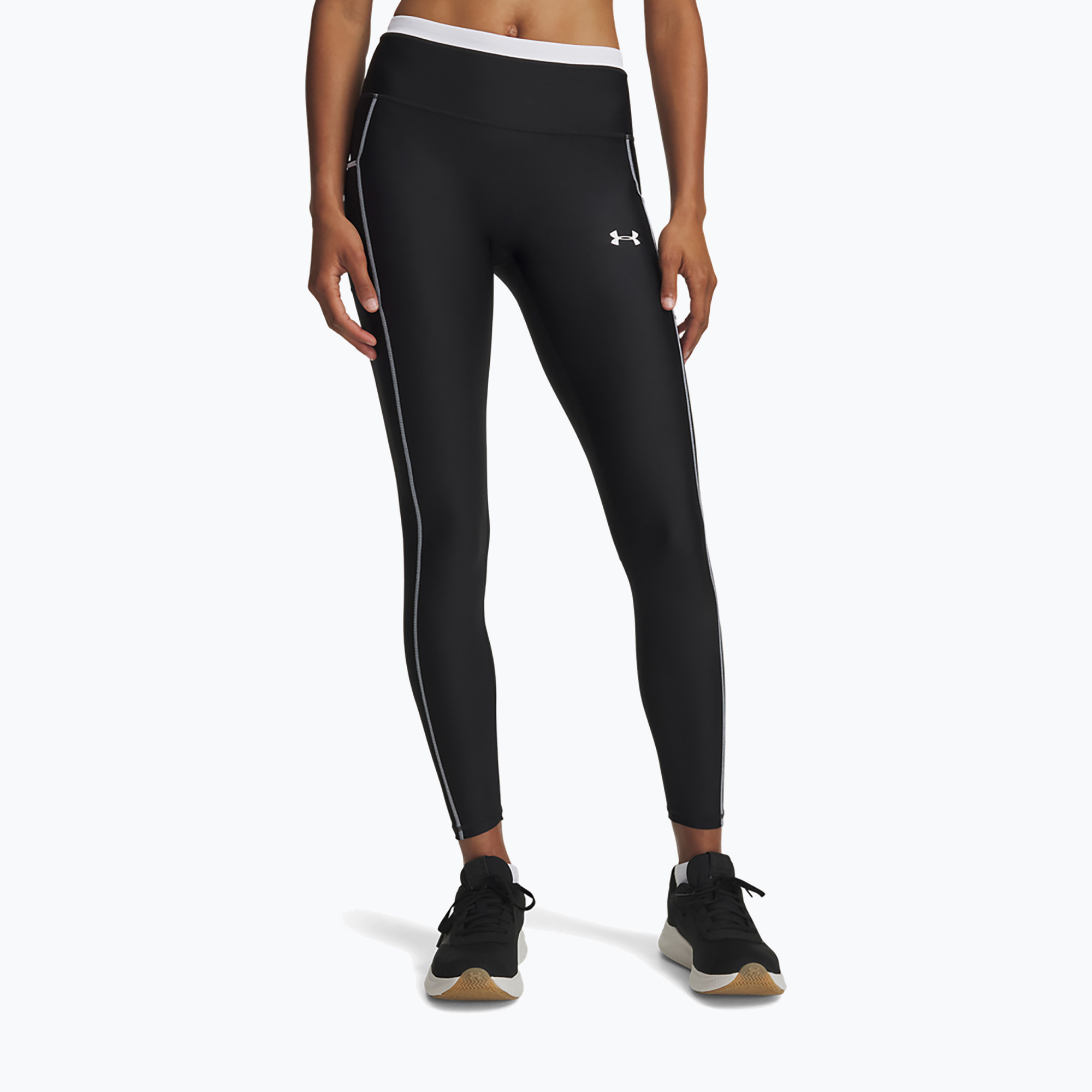 Colanți de antrenament pentru femei Under Armour HeatGear Novelty Leggings black/white