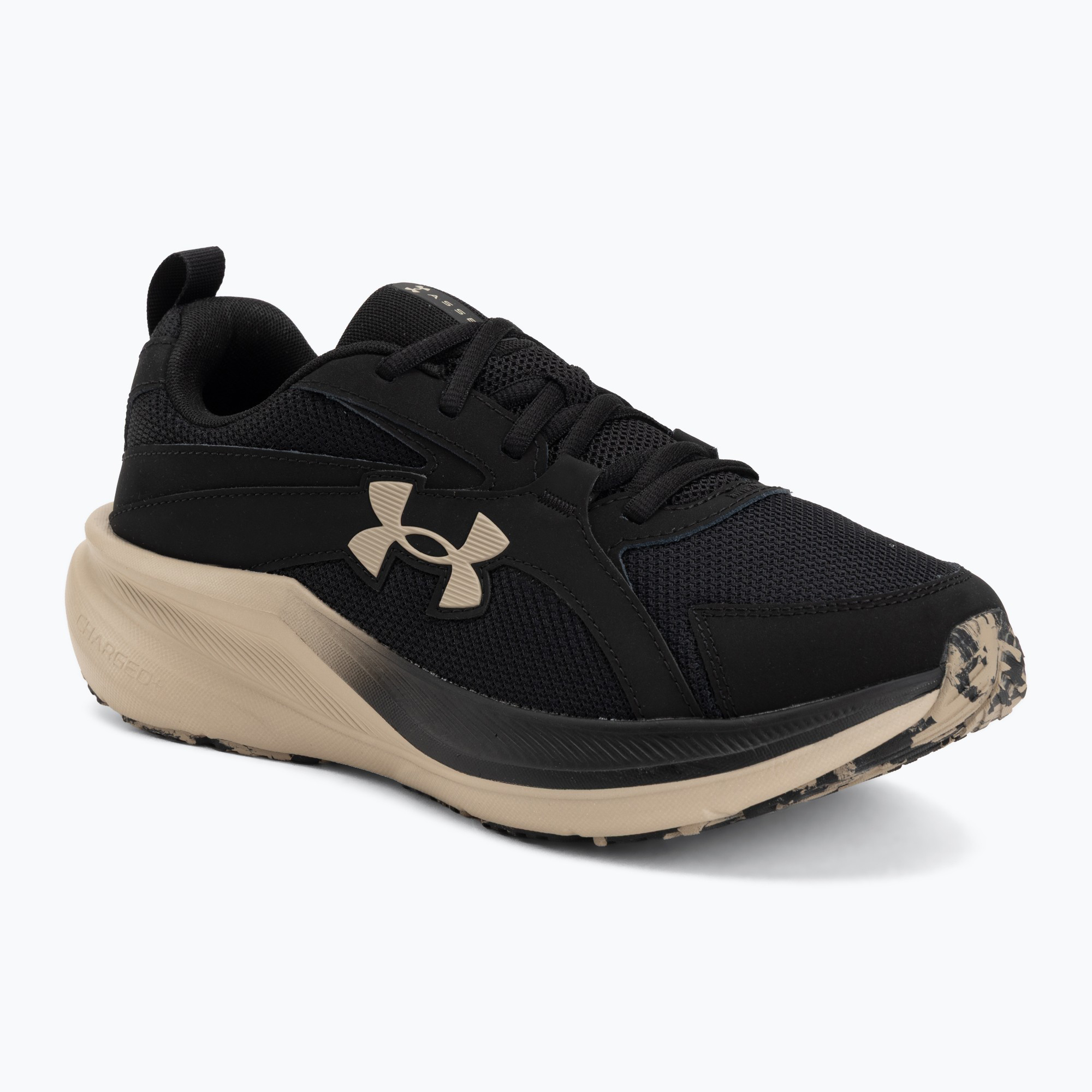 Мъжки обувки за бягане  Under Armour Assert 11 black/city khaki/city khaki