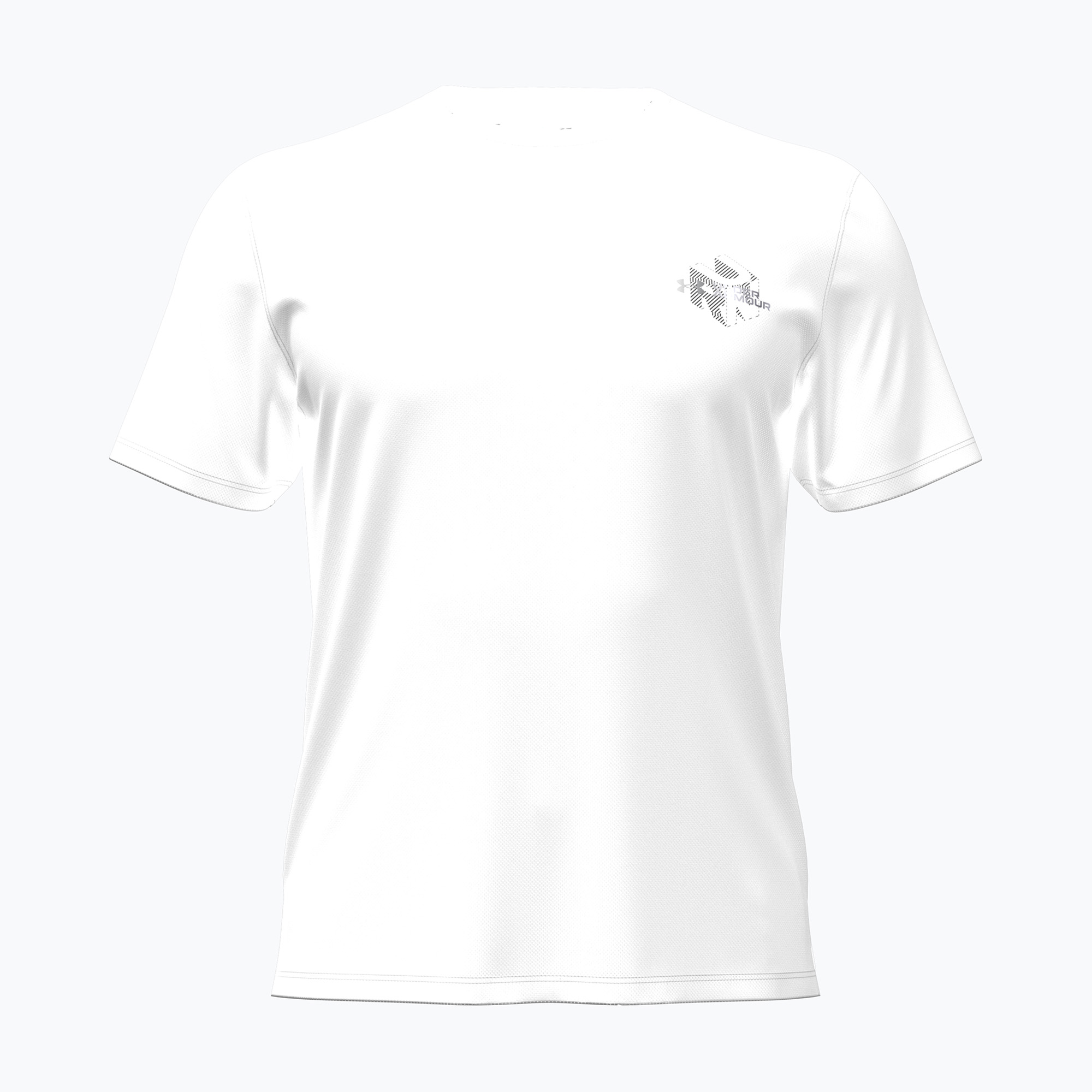 Tricou de alergare pentru bărbați Under Armour Velociti Run Cube white/reflective