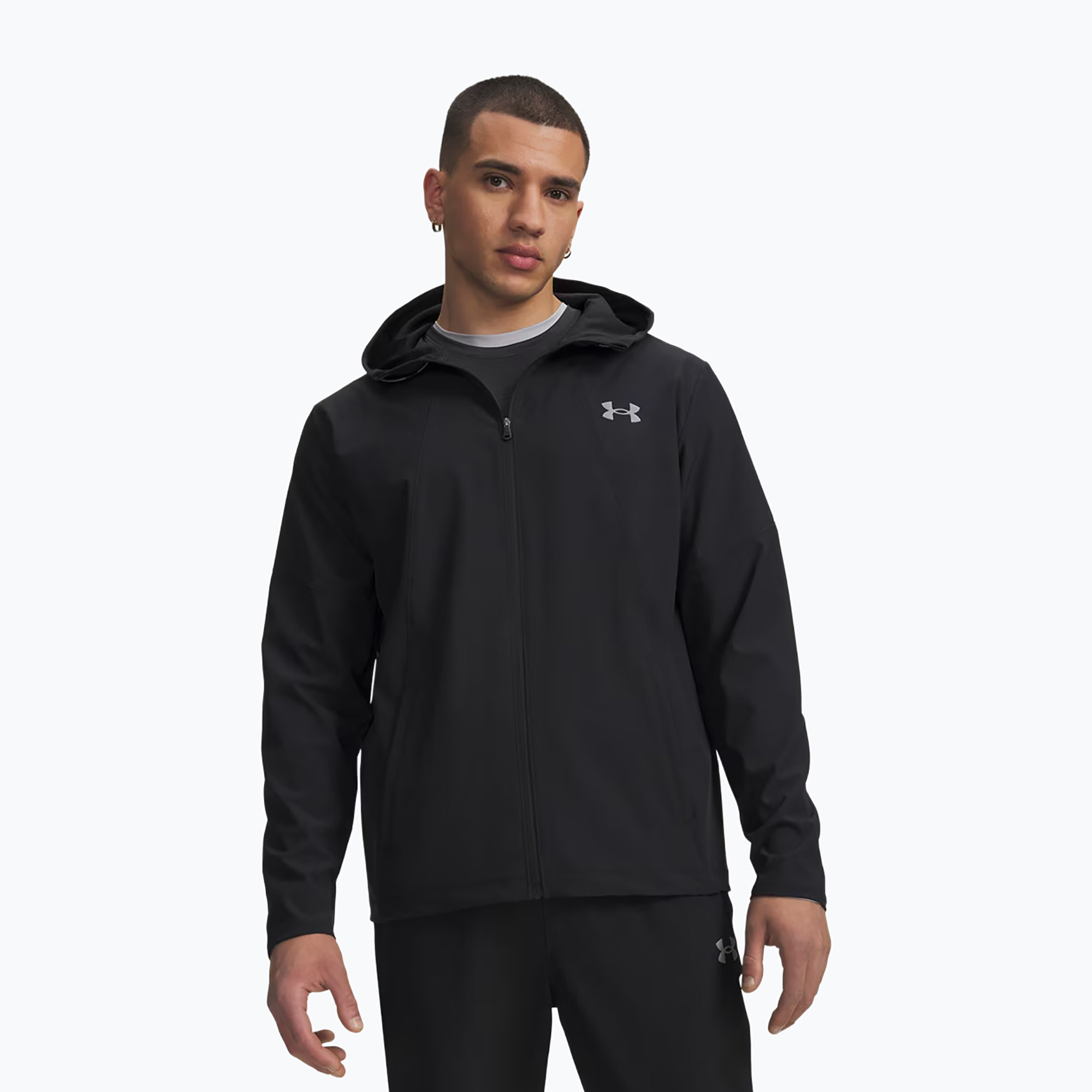 Мъжко тренировъчно яке Under Armour Tech Utility Woven Jacket black/black/steel