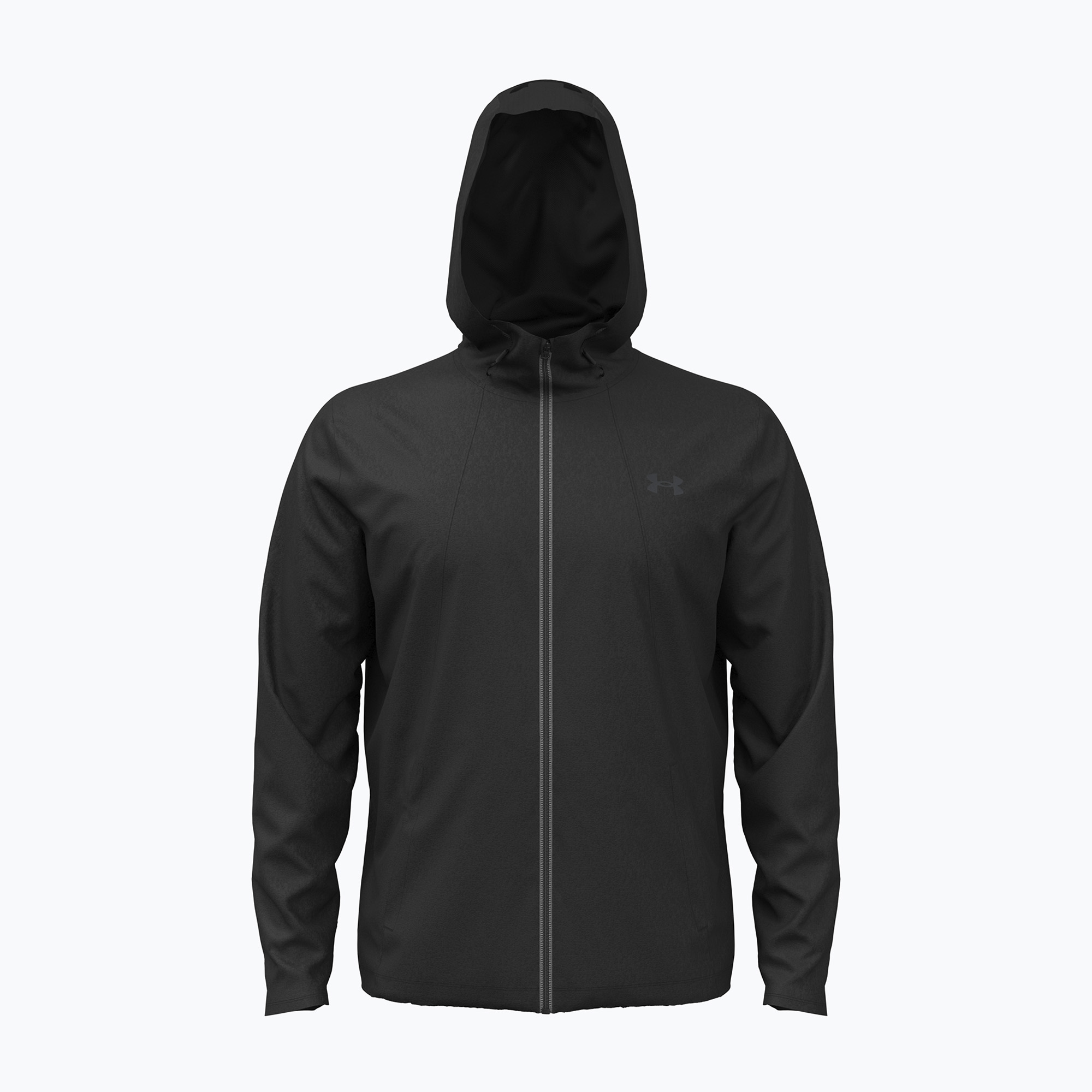 Geacă de antrenament pentru bărbați Under Armour Tech Utility Woven Jacket black/black/steel