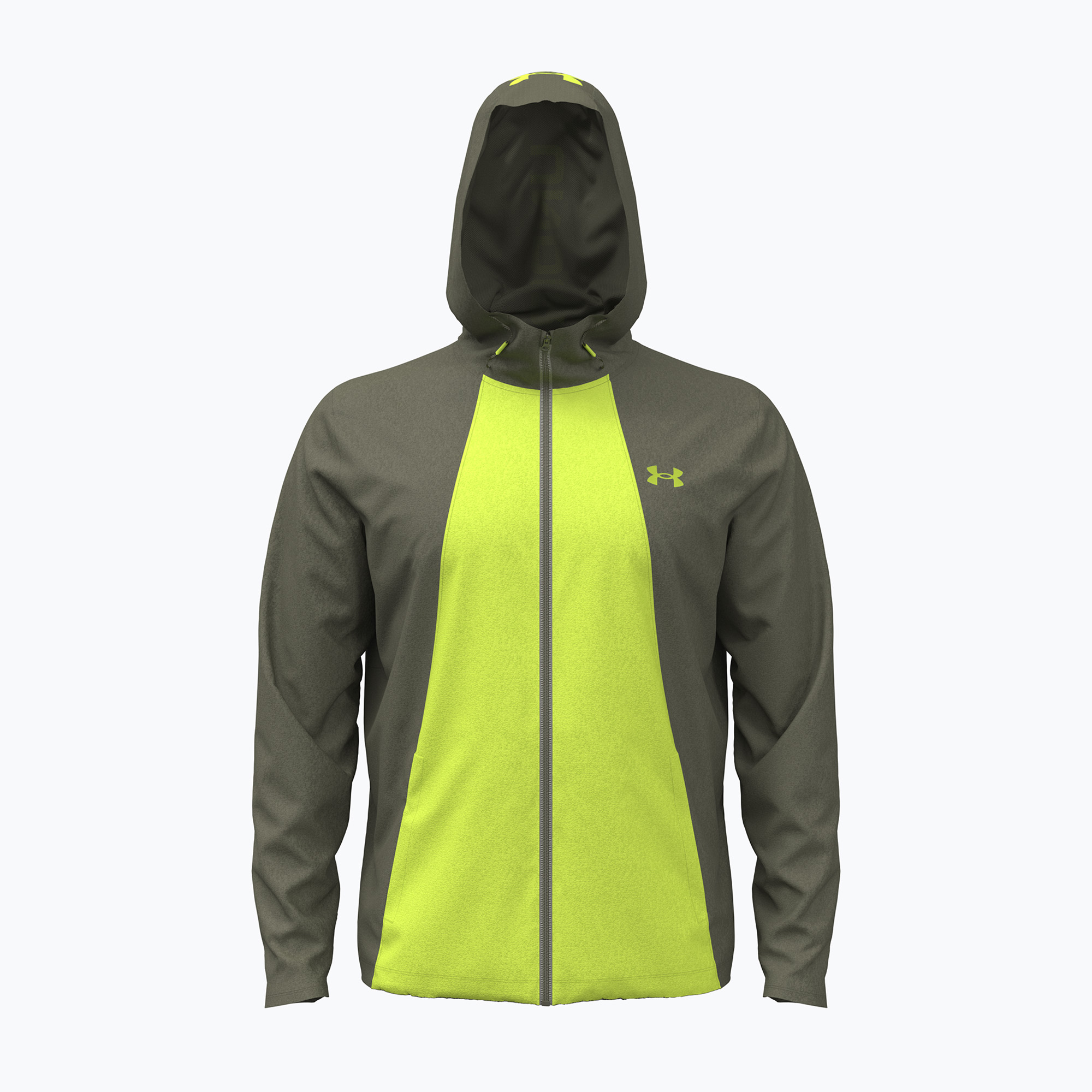 Мъжко тренировъчно яке Under Armour Tech Utility Woven Jacket marine od green/green citrine/green citrine