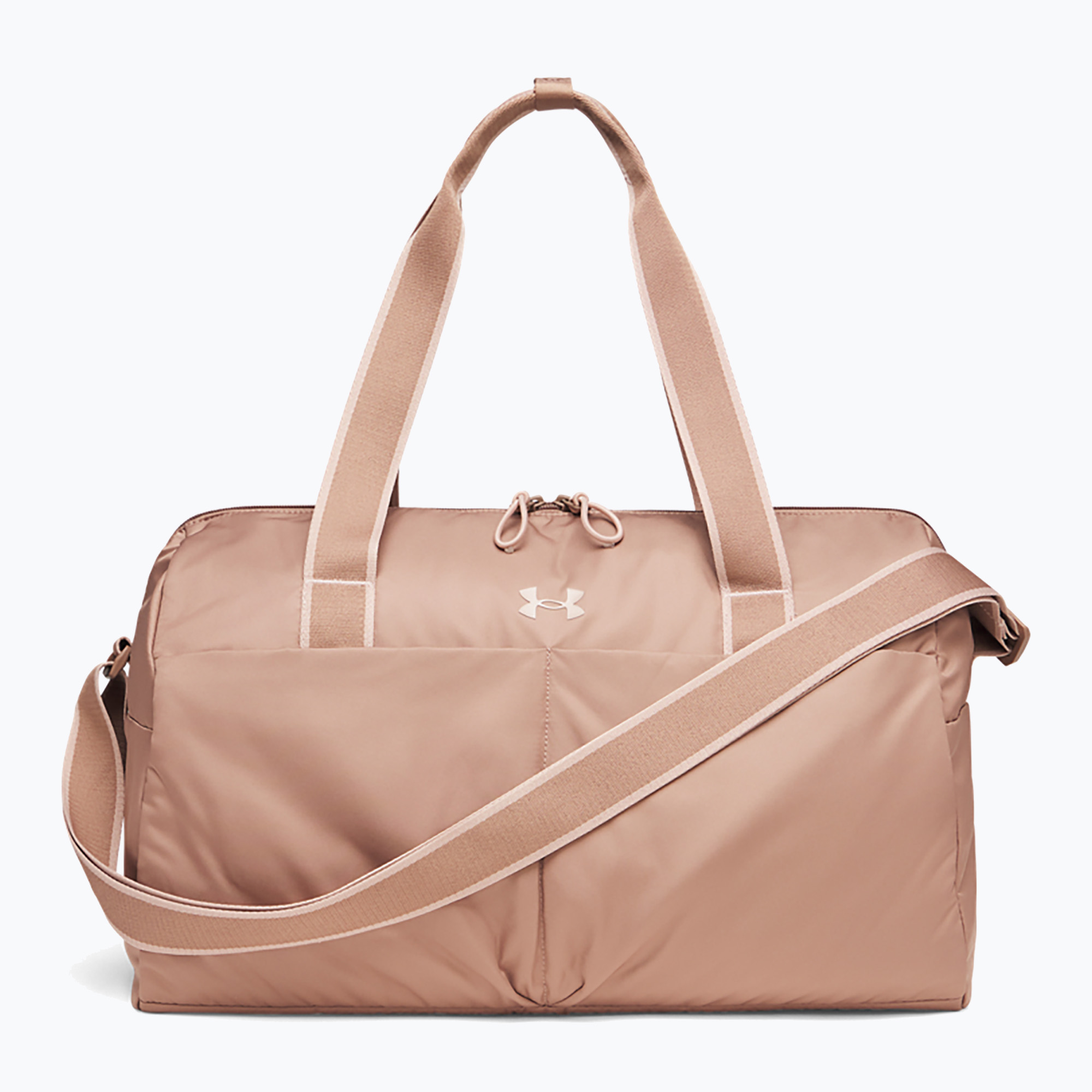 Дамска тренировъчна чанта Under Armour Studio Lite Duffle 26 l deep almond/bashful pink
