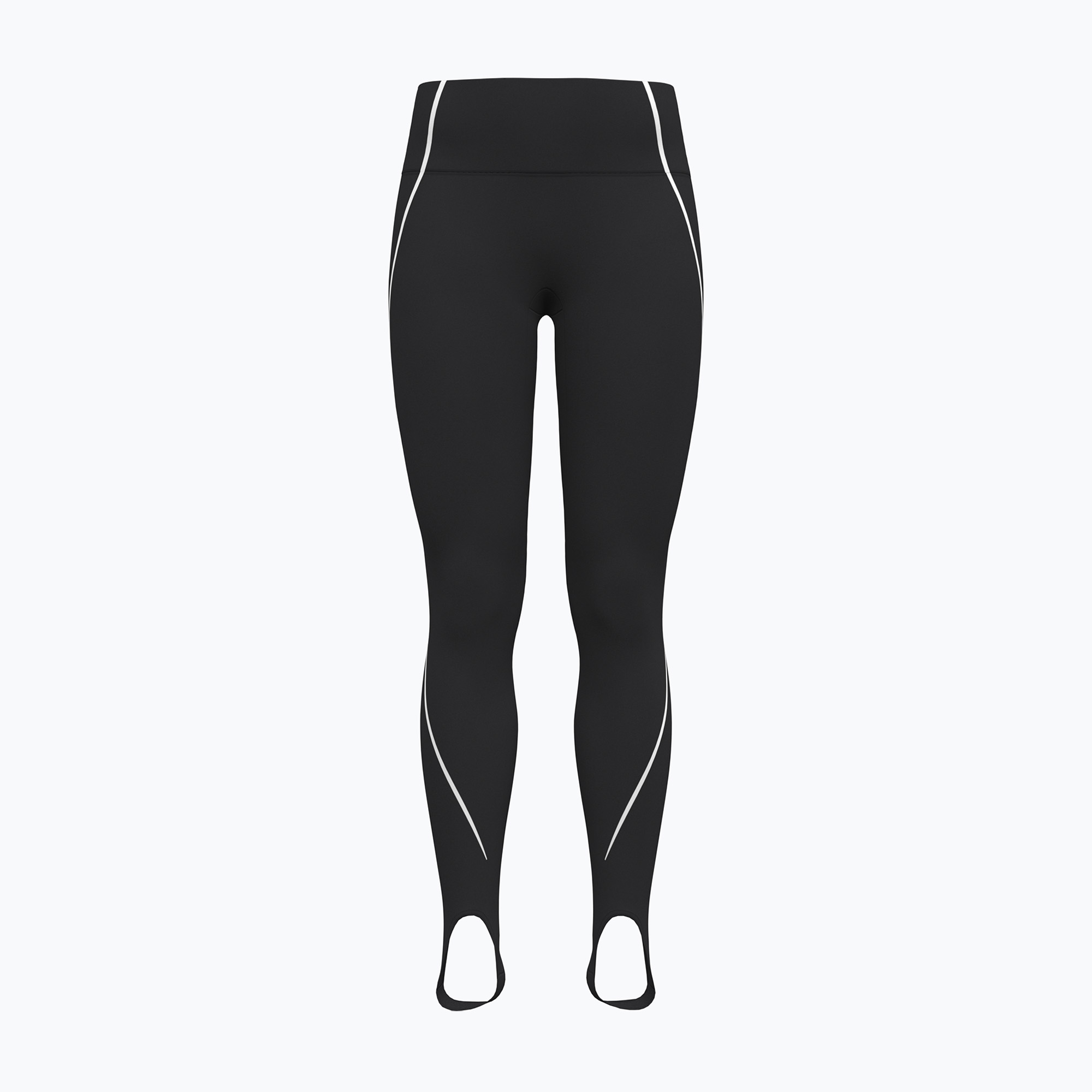 Дамски тренировъчен клин Under Armour Meridian Contour Stirrup Leggings ultimate black/white/ultimate black