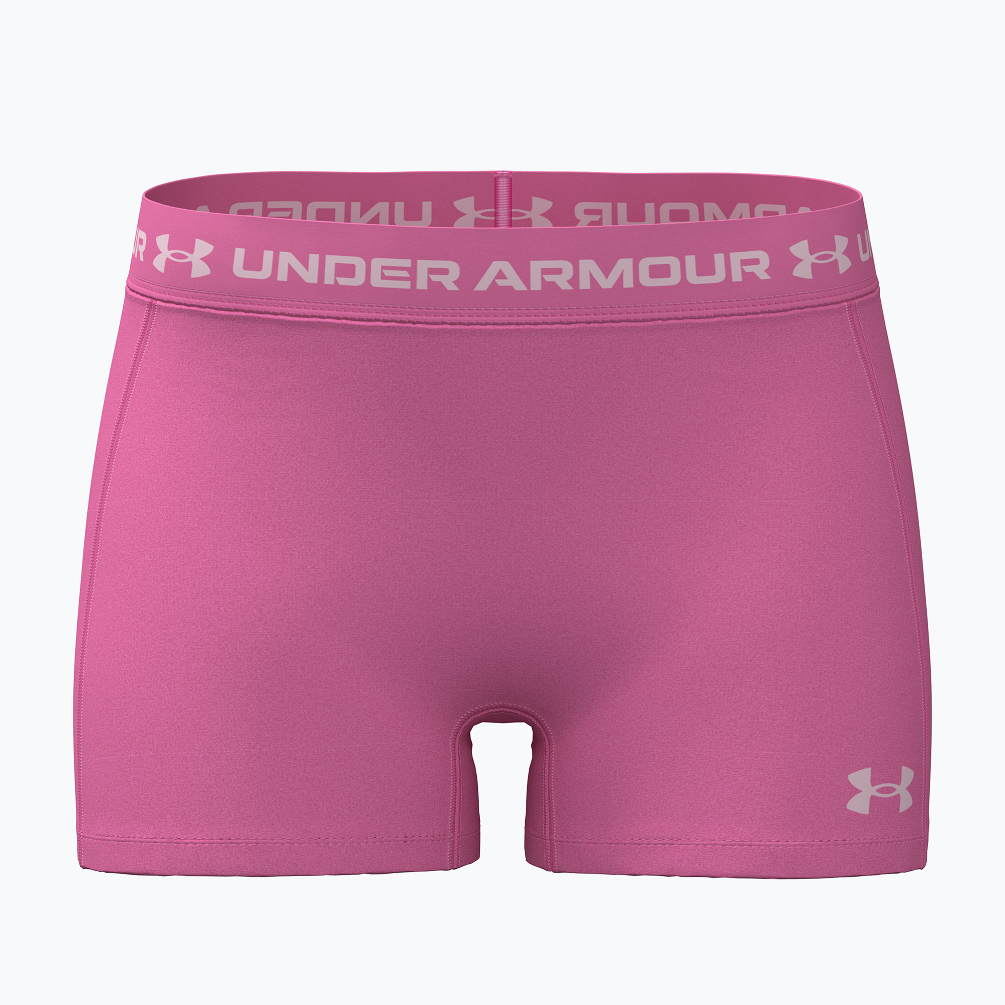 Дамски тренировъчни шорти Under Armour HeatGear Shorty pink frenzy/prime pink