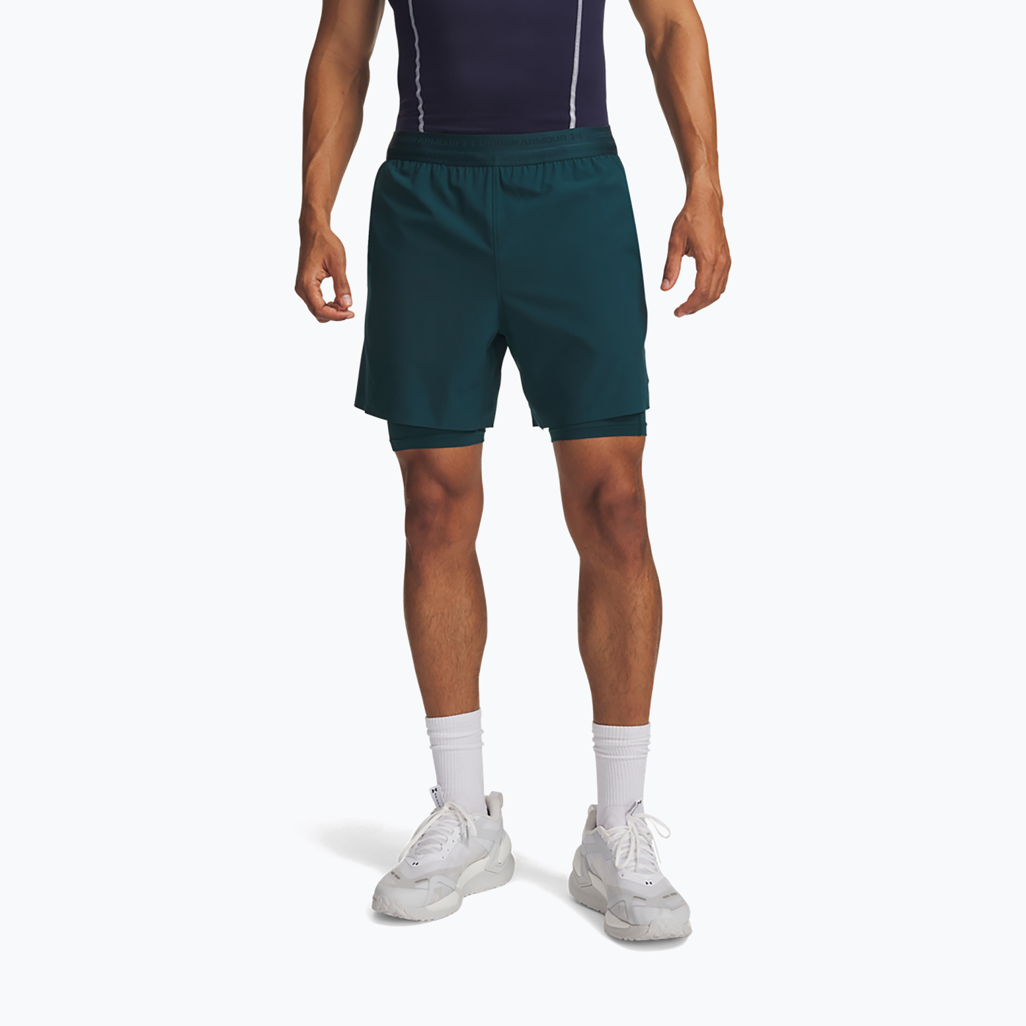 Мъжки тренировъчни шорти Under Armour Vanish Elite 2IN1 Shorts arden green/arden green