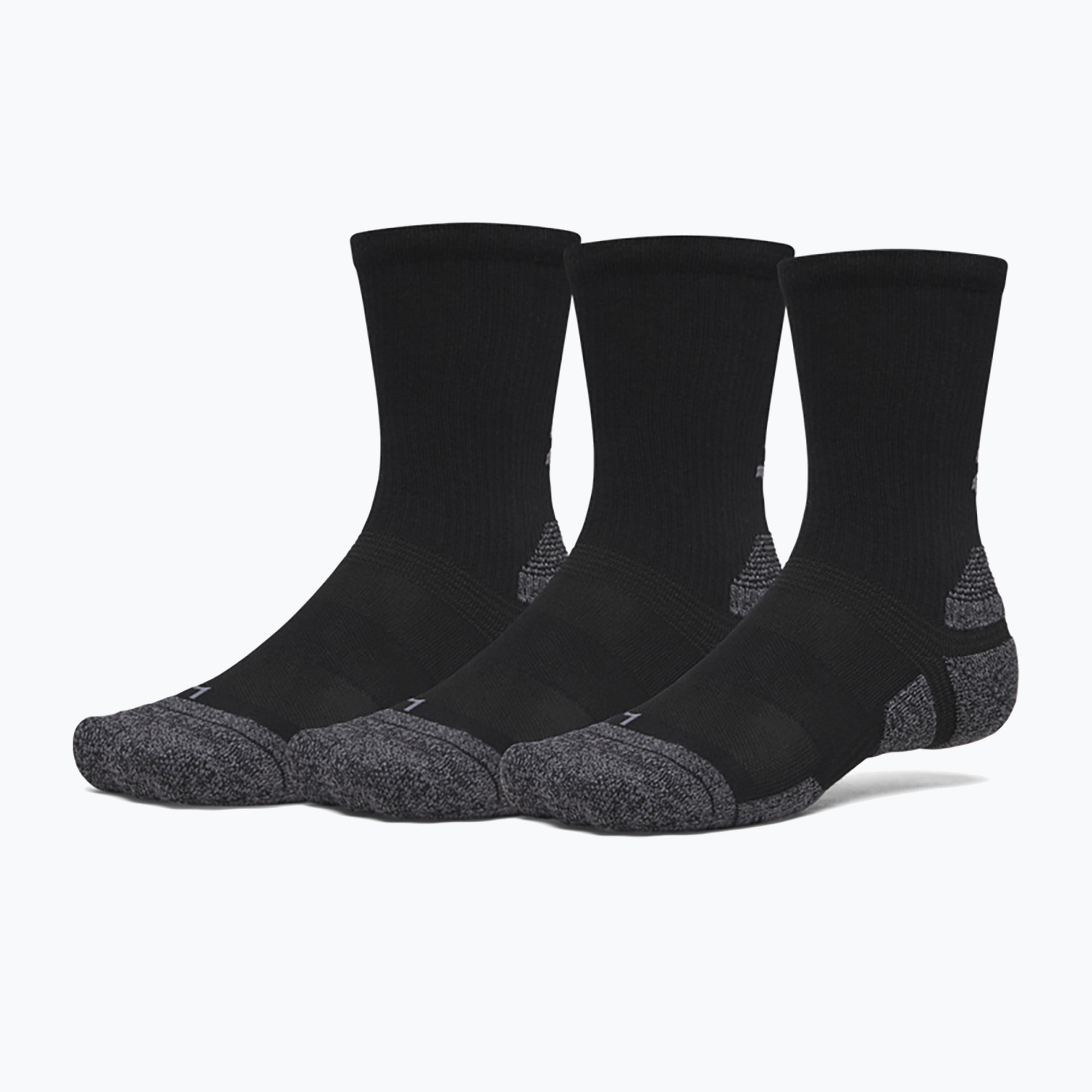 Șosete Under Armour Perf Tech Pro 3 Pack Crew ultimate black/ultimate black/castlerock