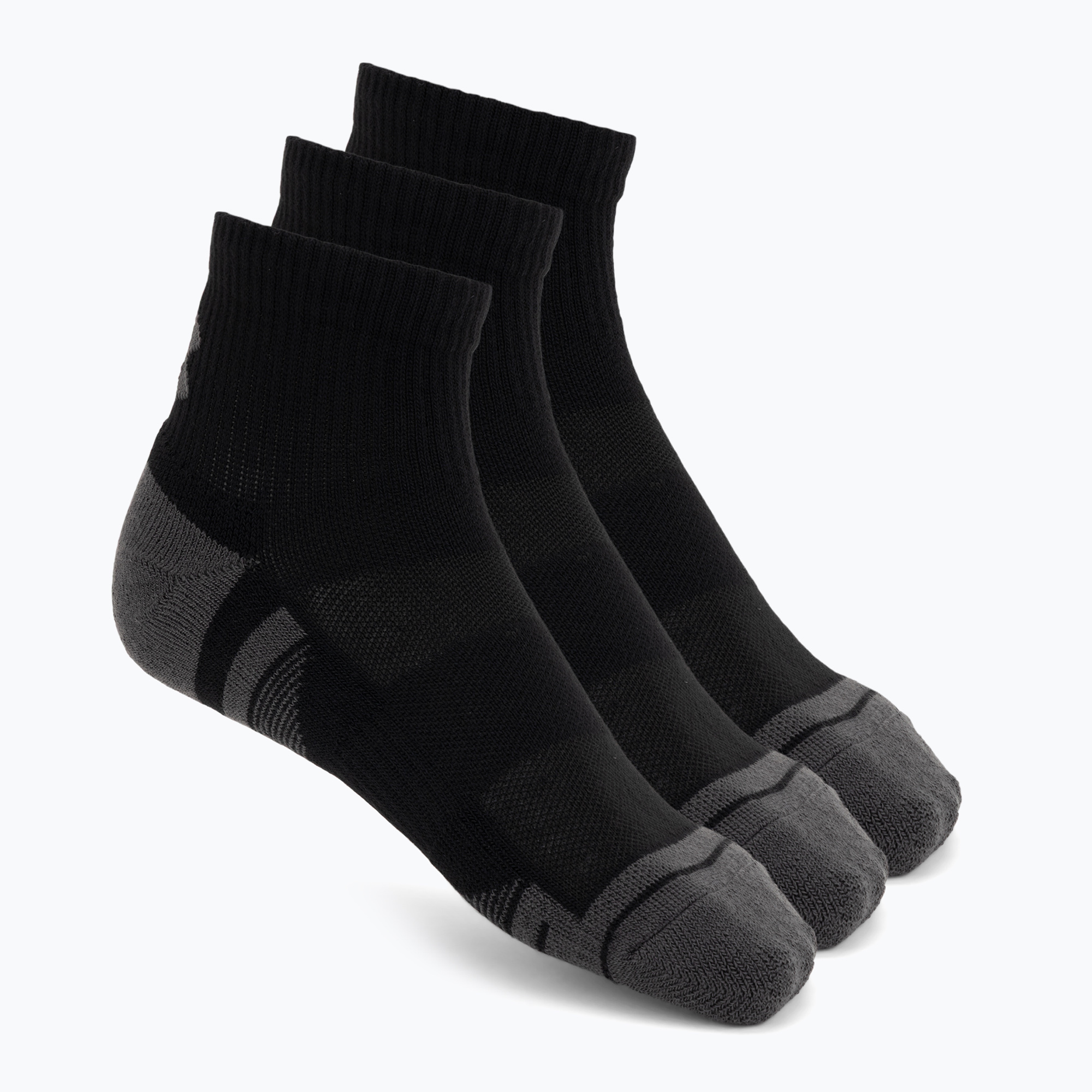 Șosete Under Armour Perf Tech Qtr 3 pack ultimate black/ultimate black/jet gray
