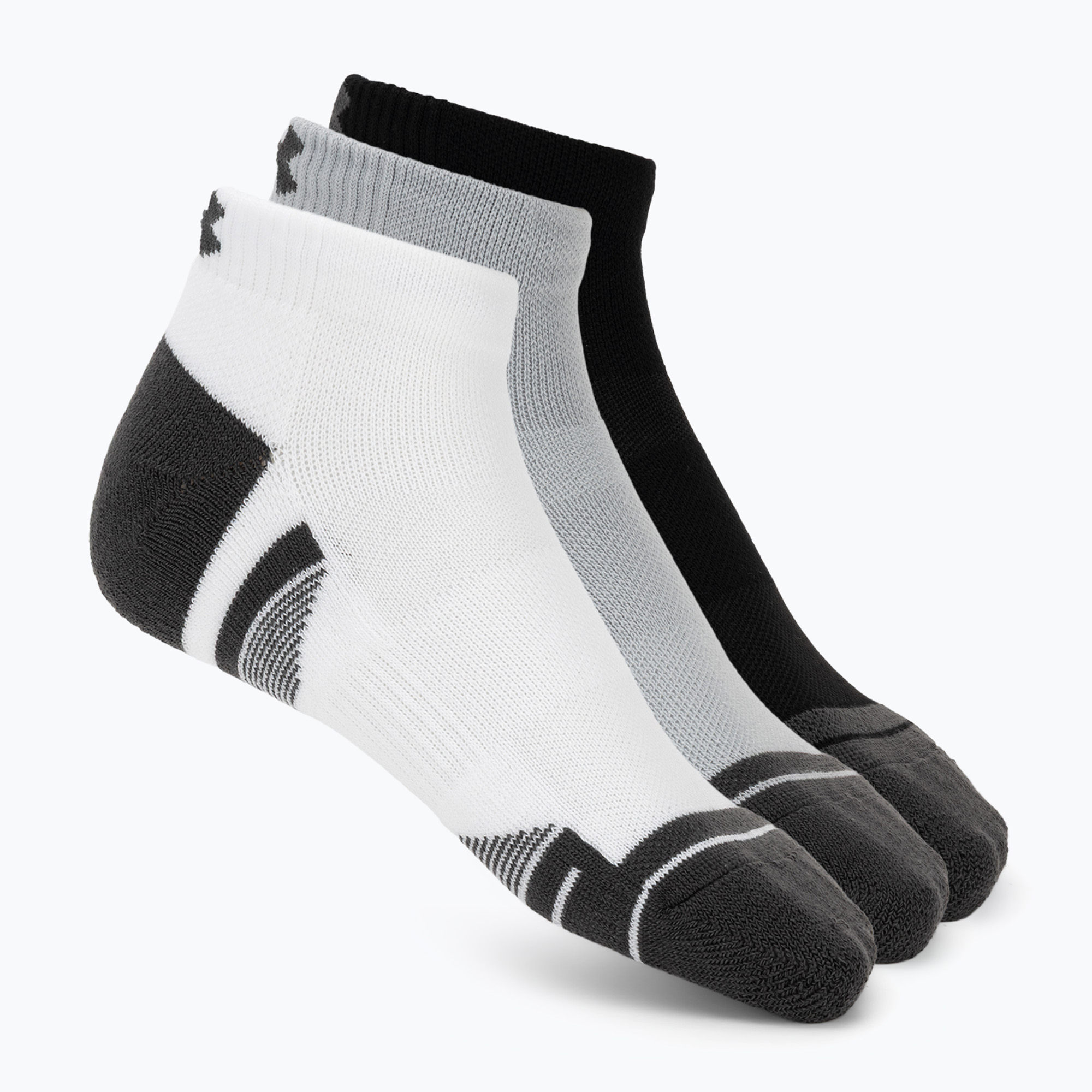 Zokni Under Armour Perf Tech Low 3 pack mod gray/white/jet gray (Perf Tech Low 6015137-011)