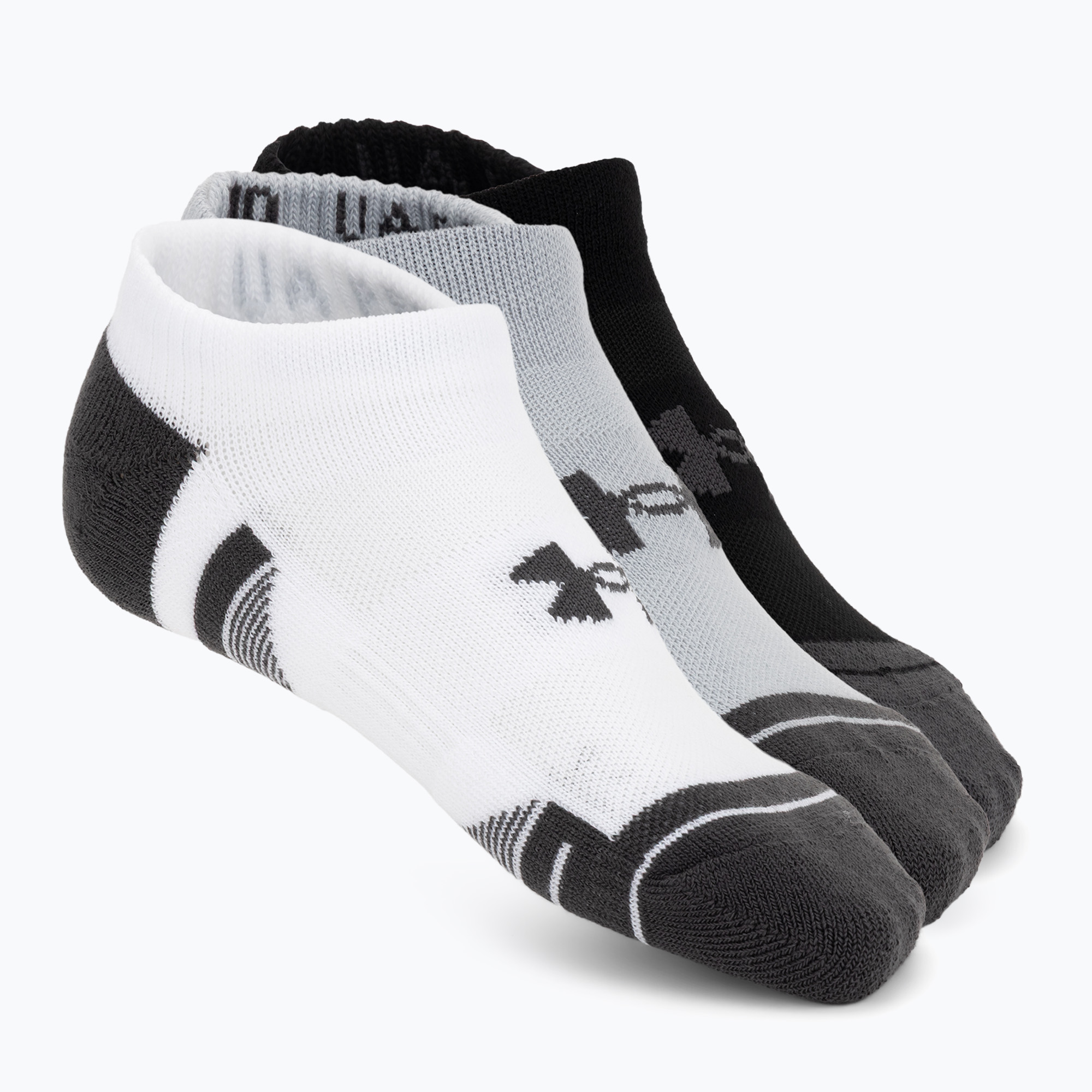 Șosete Under Armour Perf Tech NS 3 pack mod gray/white/jet gray