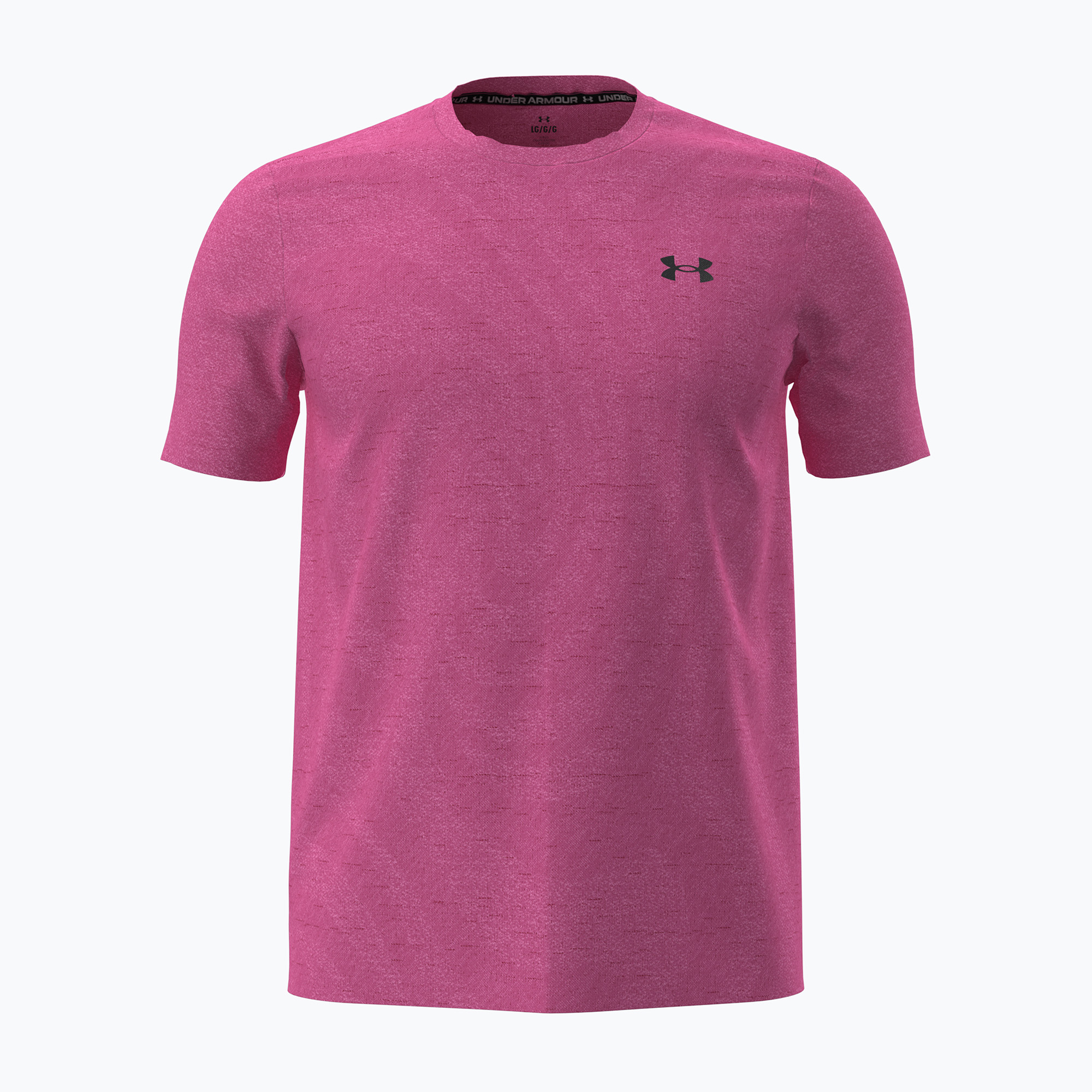 Tricou de antrenament bărbați Under Armour Vanish Seamless Novelty SS pink frenzy/ultimate black