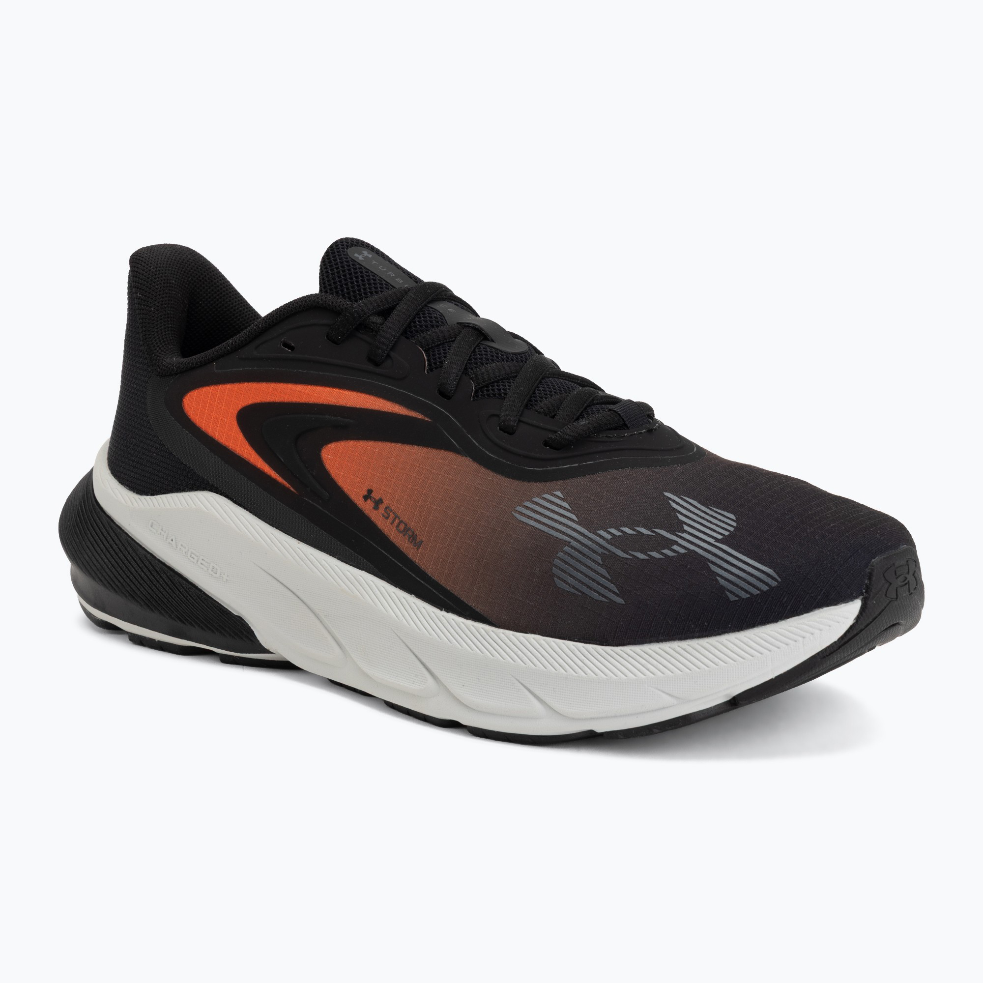 Мъжки обувки за бягане  Under Armour Turbulence 3 Storm black/outrageous orange/metallic gun metal