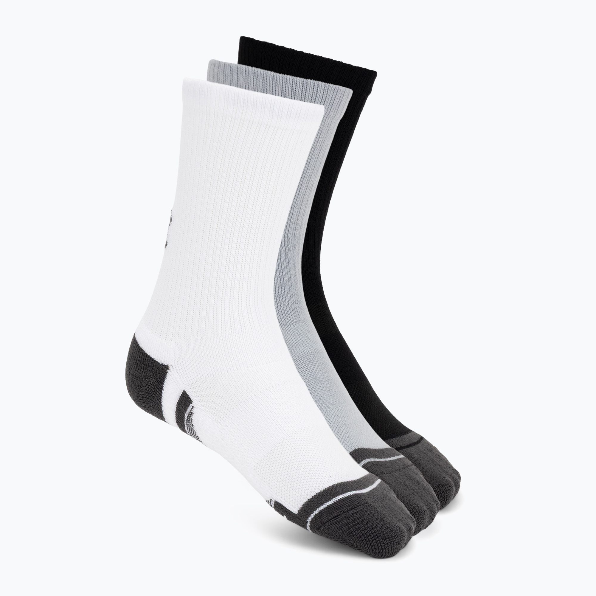 Șosete Under Armour Perf Tech Crew 3 pack mod gray/white/jet gray