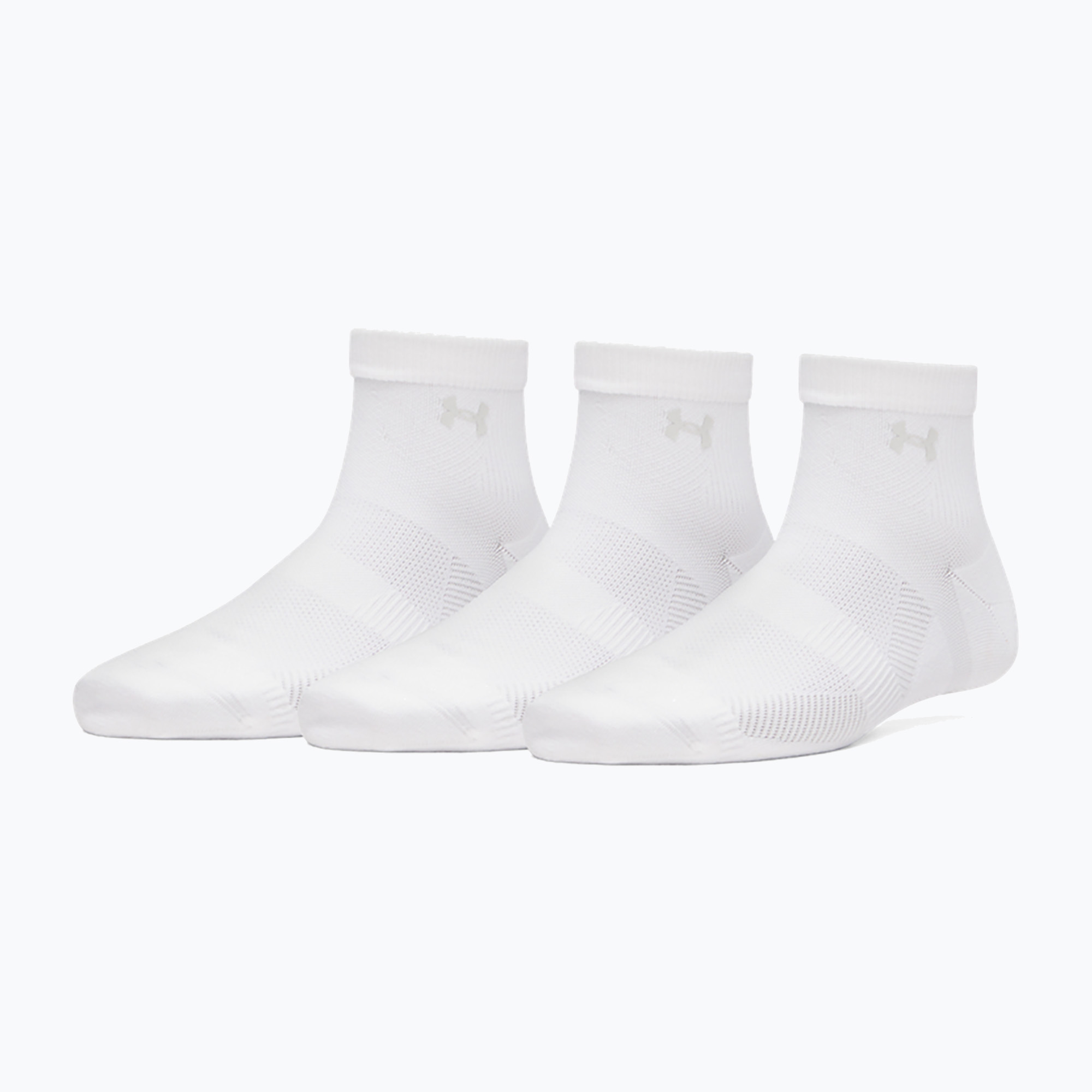 Șosete pentru femei Under Armour Vanish 3 Pack white/white/halo gray