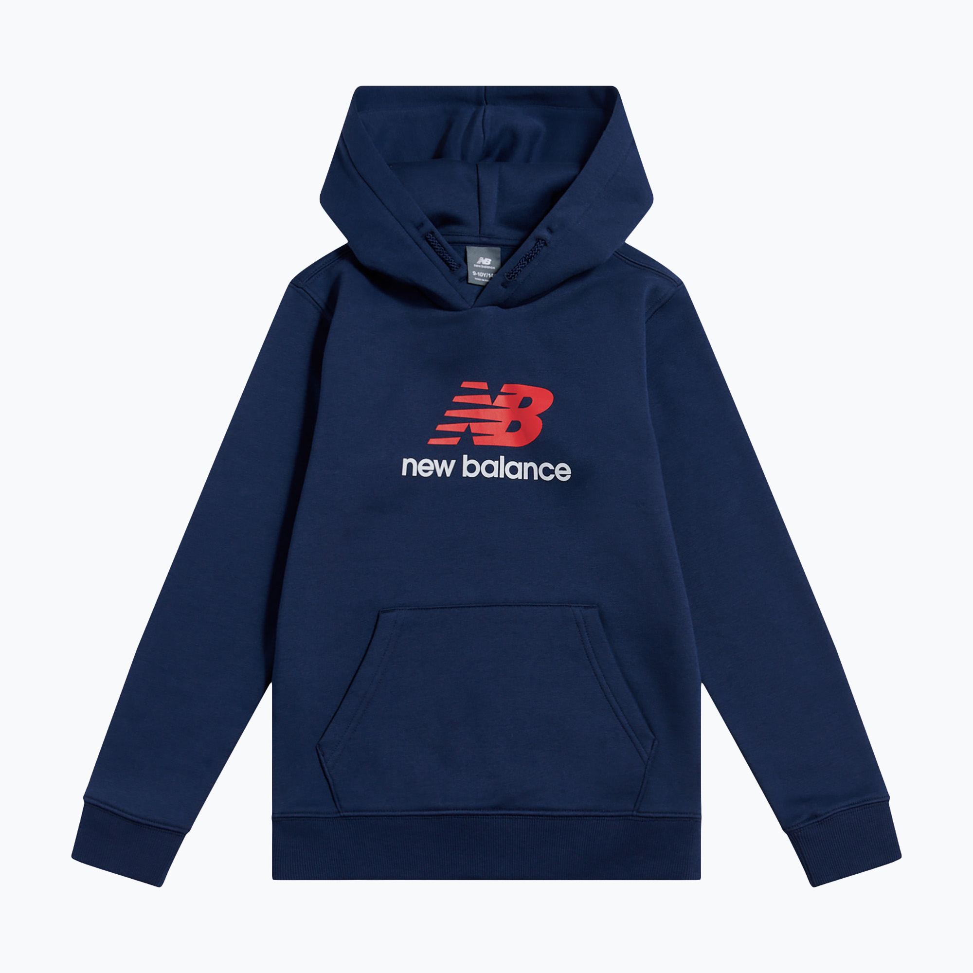 Детски суитшърт New Balance BB Stacked Logo Hoodie nb navy