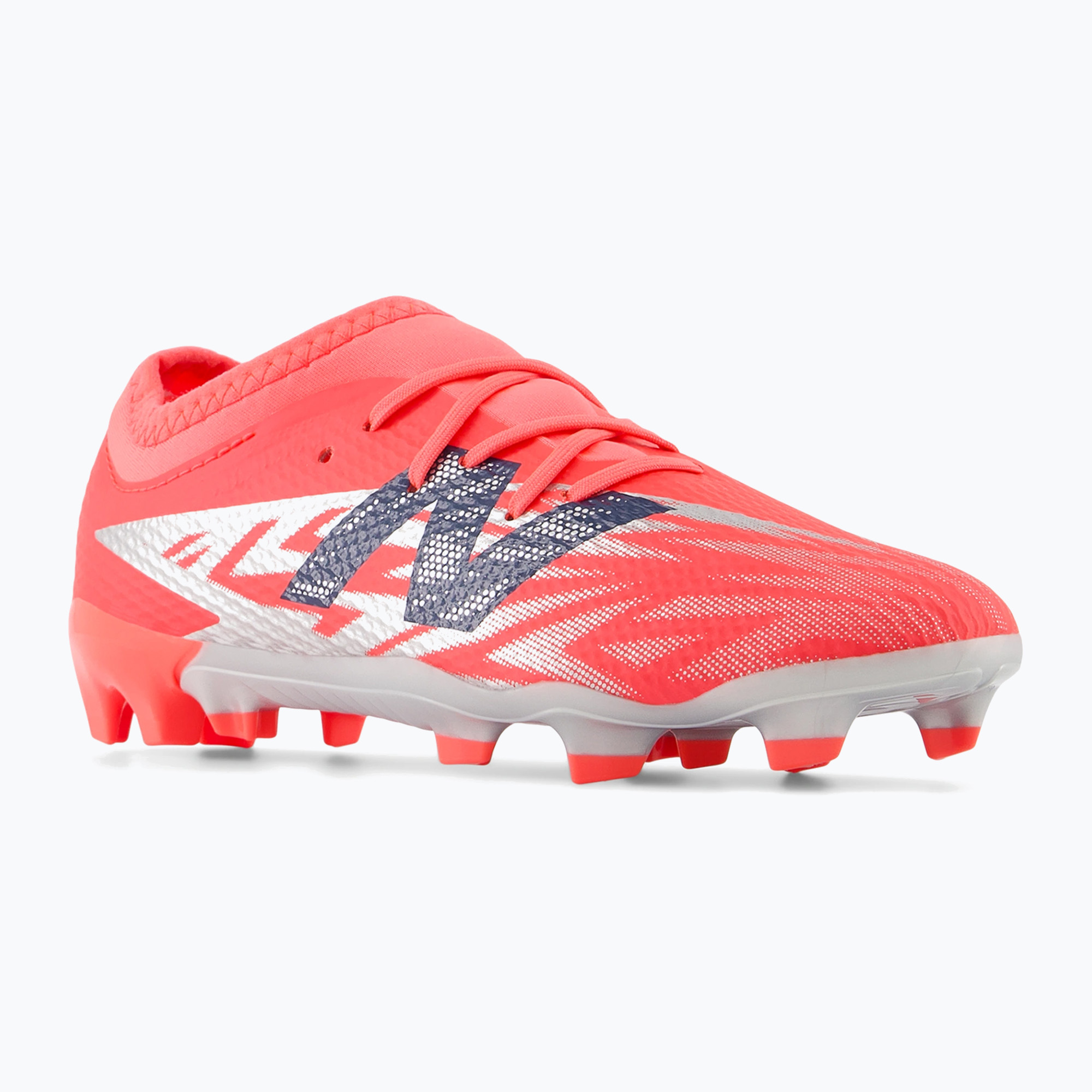 Buty do piłki nożnej dziecięce New Balance Furon Team V8 Jr FG red 