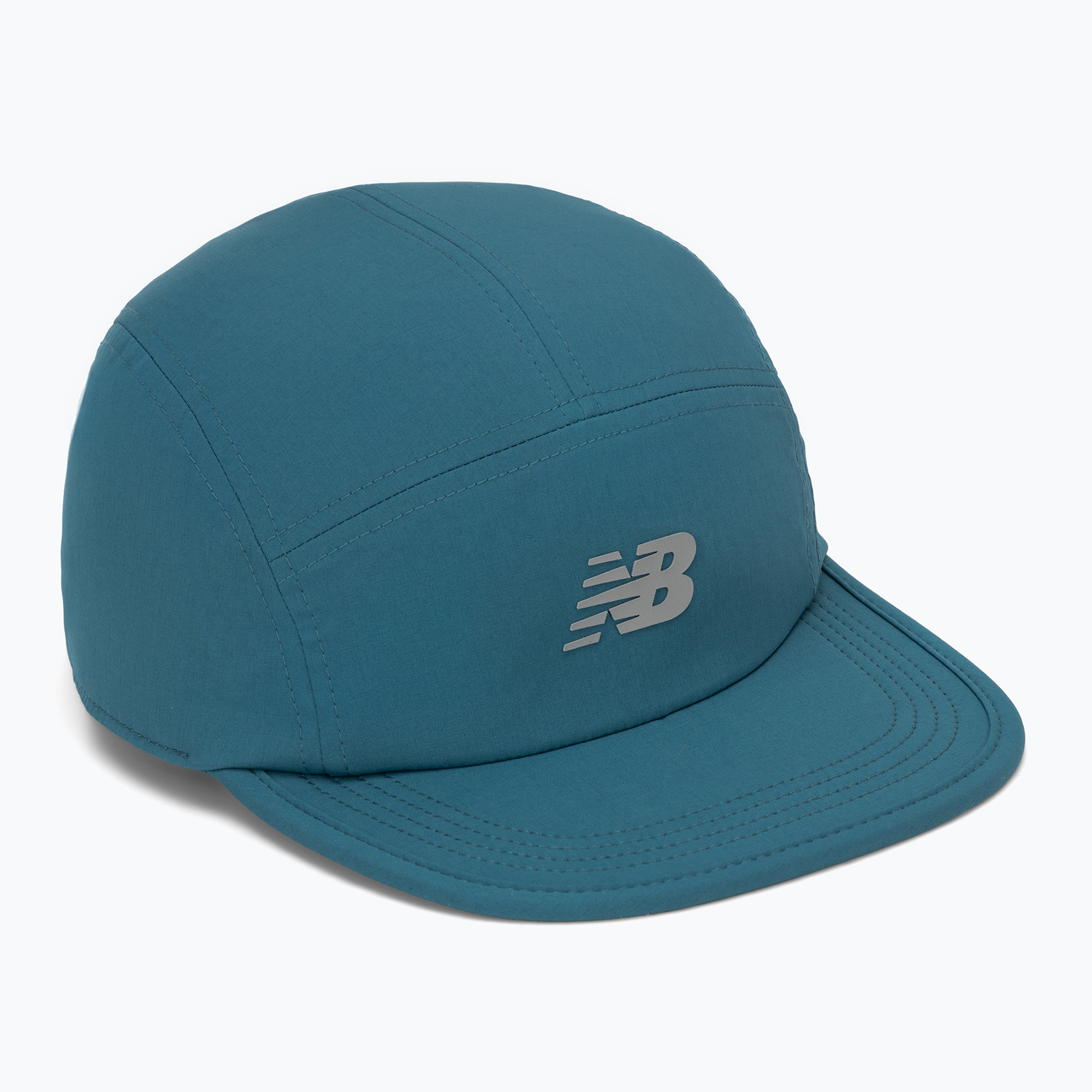 Бейзболна шапка New Balance 6 Panel Performance V 2.0 big teal