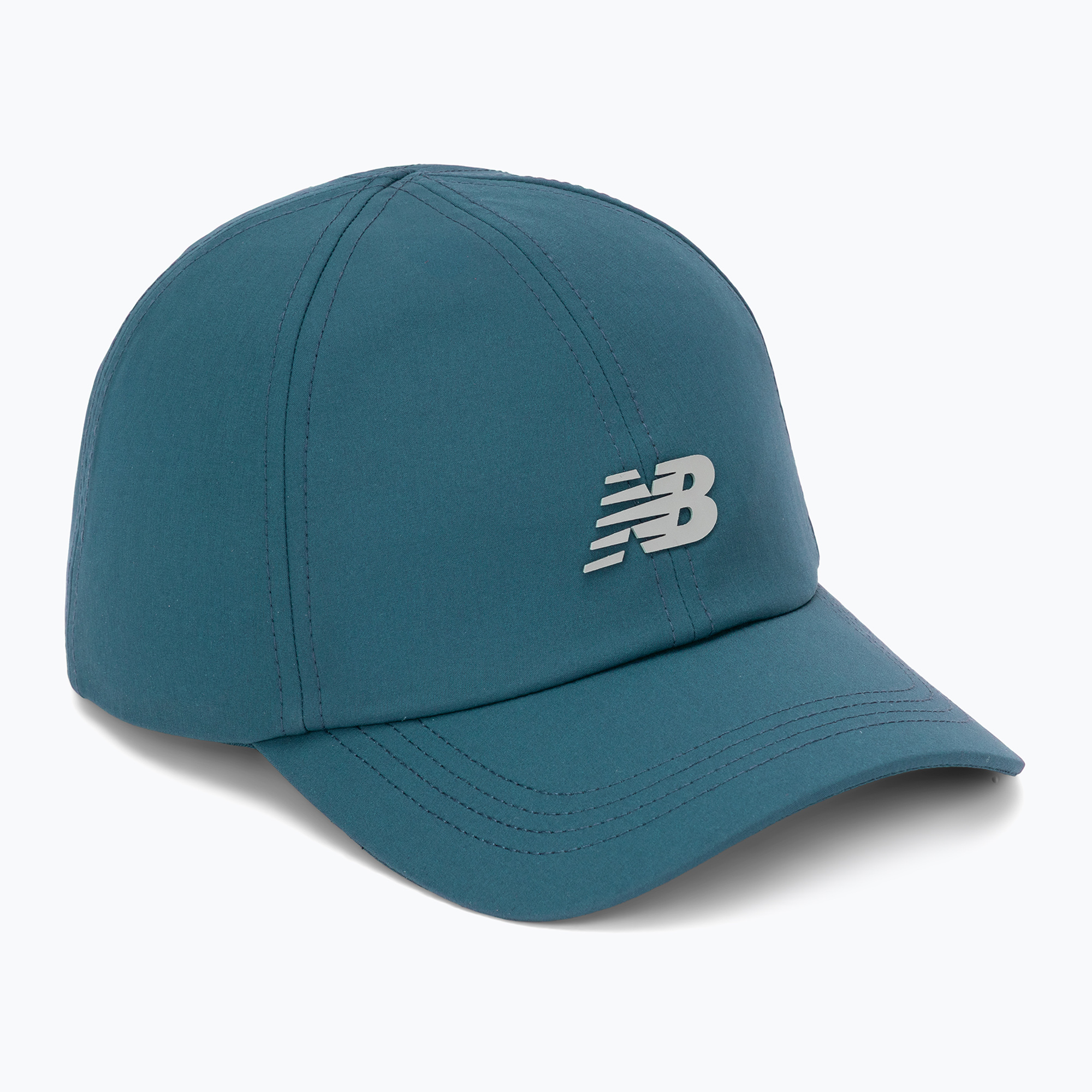 Бейзболна шапка New Balance 6 Panel Performance V 2.0 big teal