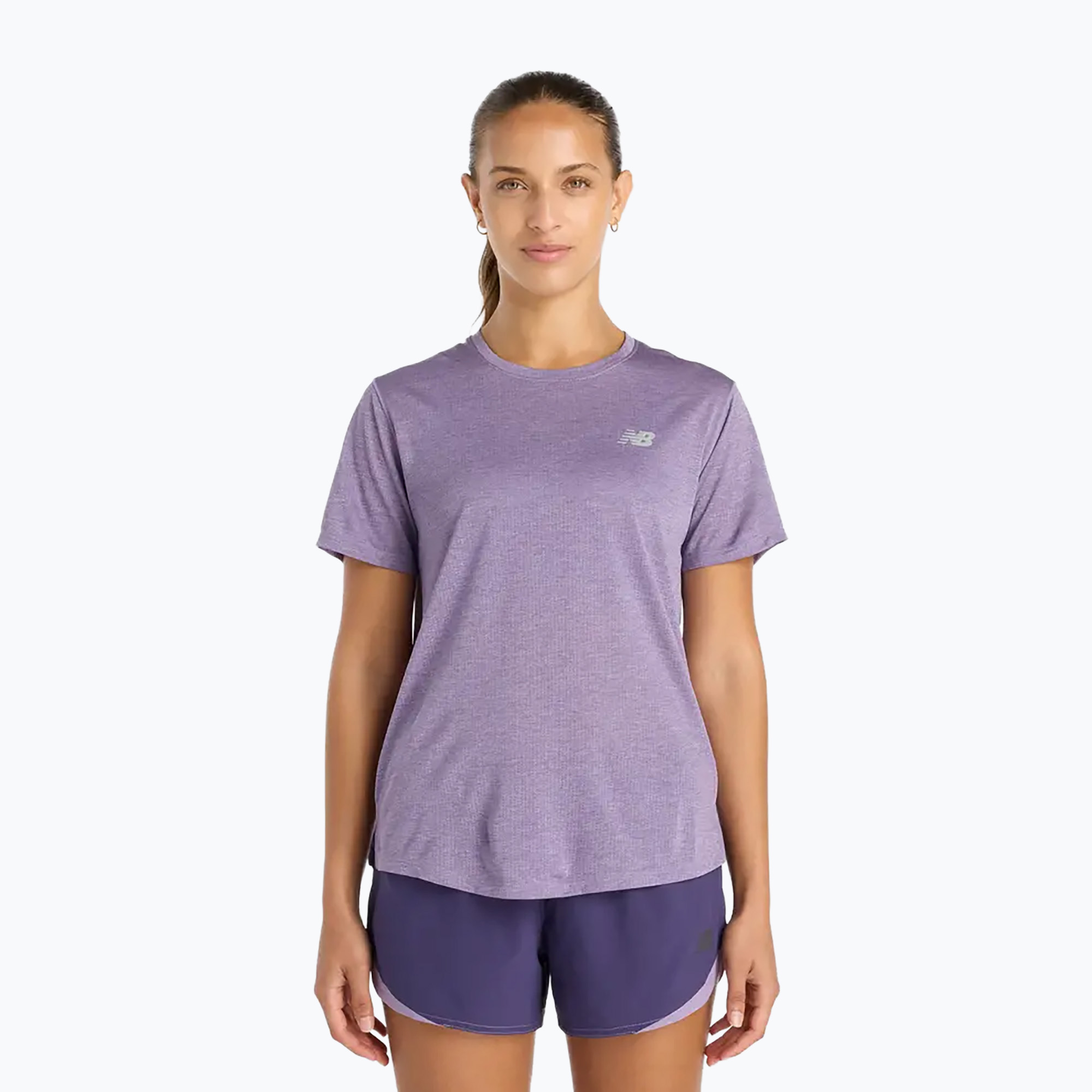 Koszulka damska New Balance Athletics candied violet heather