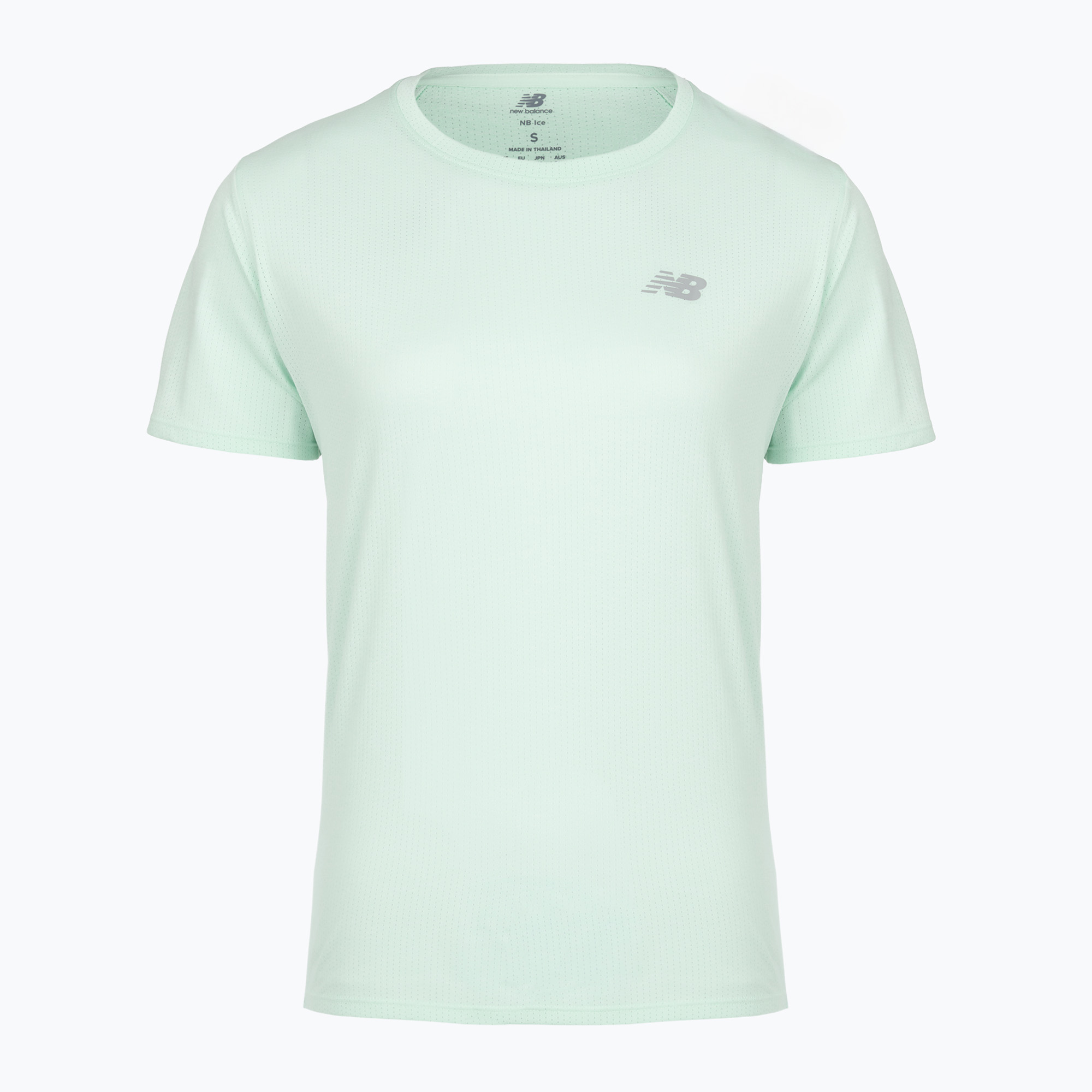 Koszulka damska New Balance Athletics cosmic jade heather 