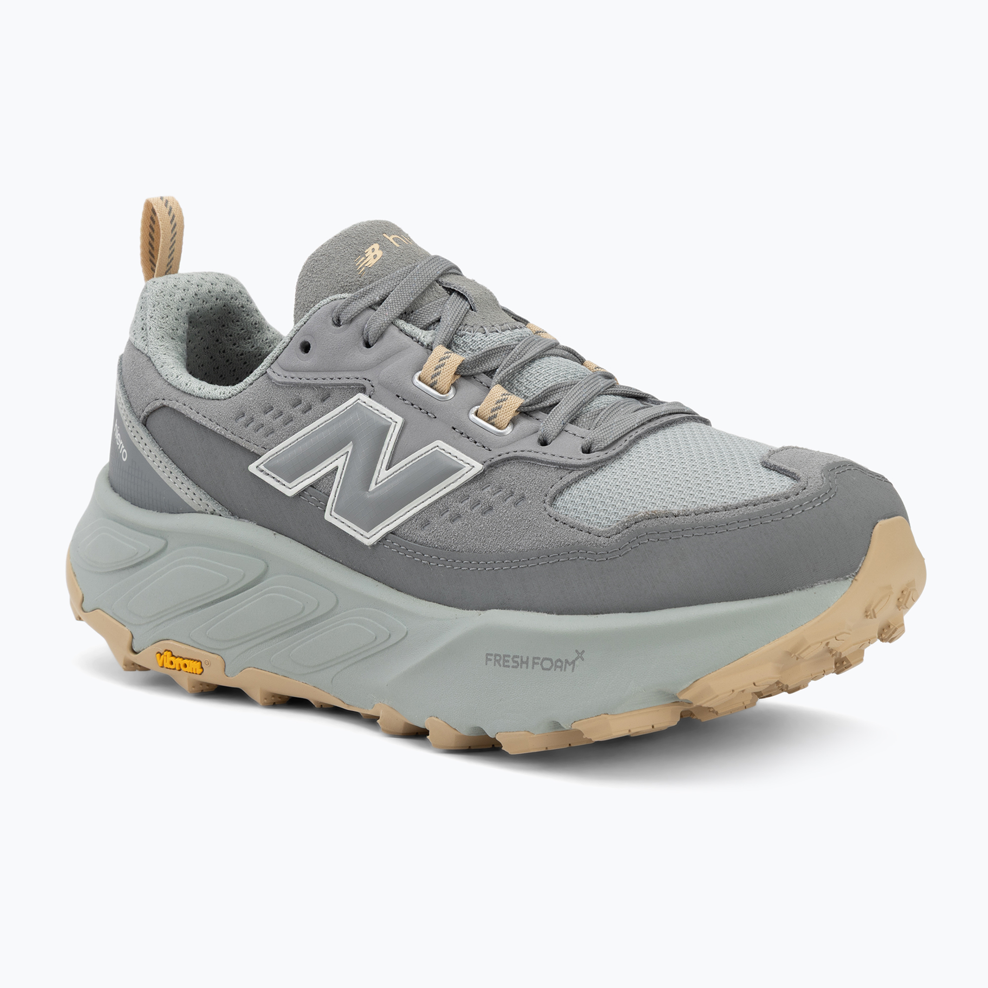 Buty do biegania damskie New Balance Hierro Trek Nubuck Vamp V9 slate grey/lone star grey 
