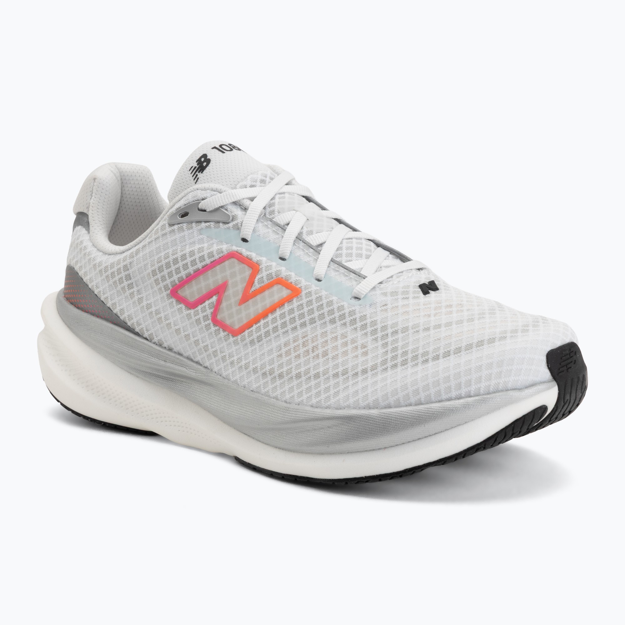 Buty do biegania męskie New Balance 1080'S V15 103 white/pink heat/tangerine heat | WYSYŁKA W 24H | 30 DNI NA ZWROT