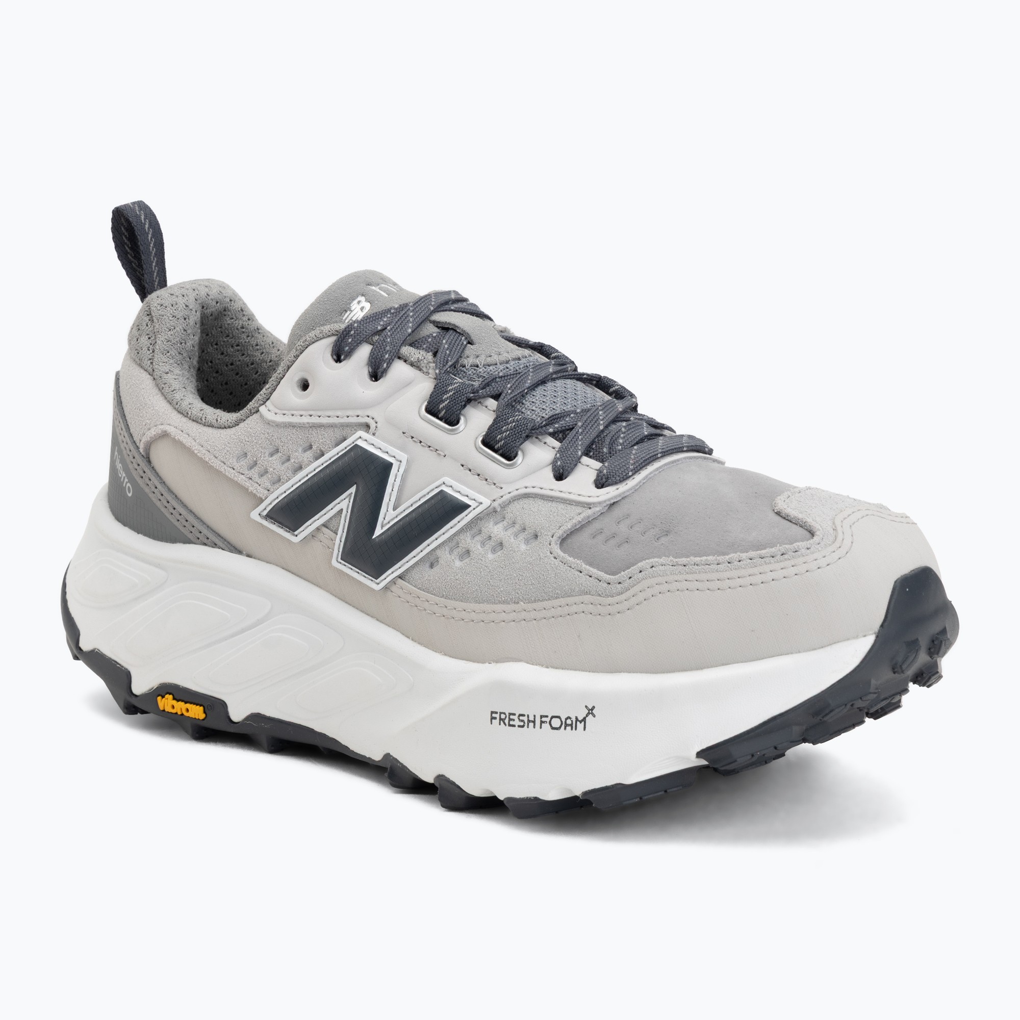 Buty do biegania damskie New Balance Hierro Trek Nubuck Vamp V9 grey matter/graphite 