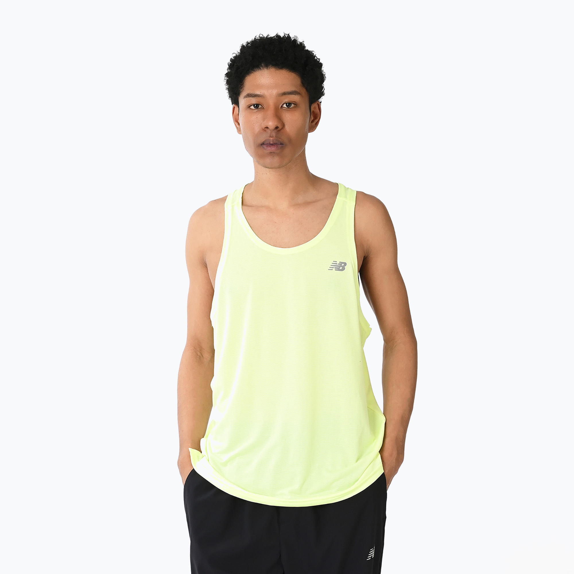 Мъжка тениска за бягане New Balance Sport Essentials Singlet afterglow