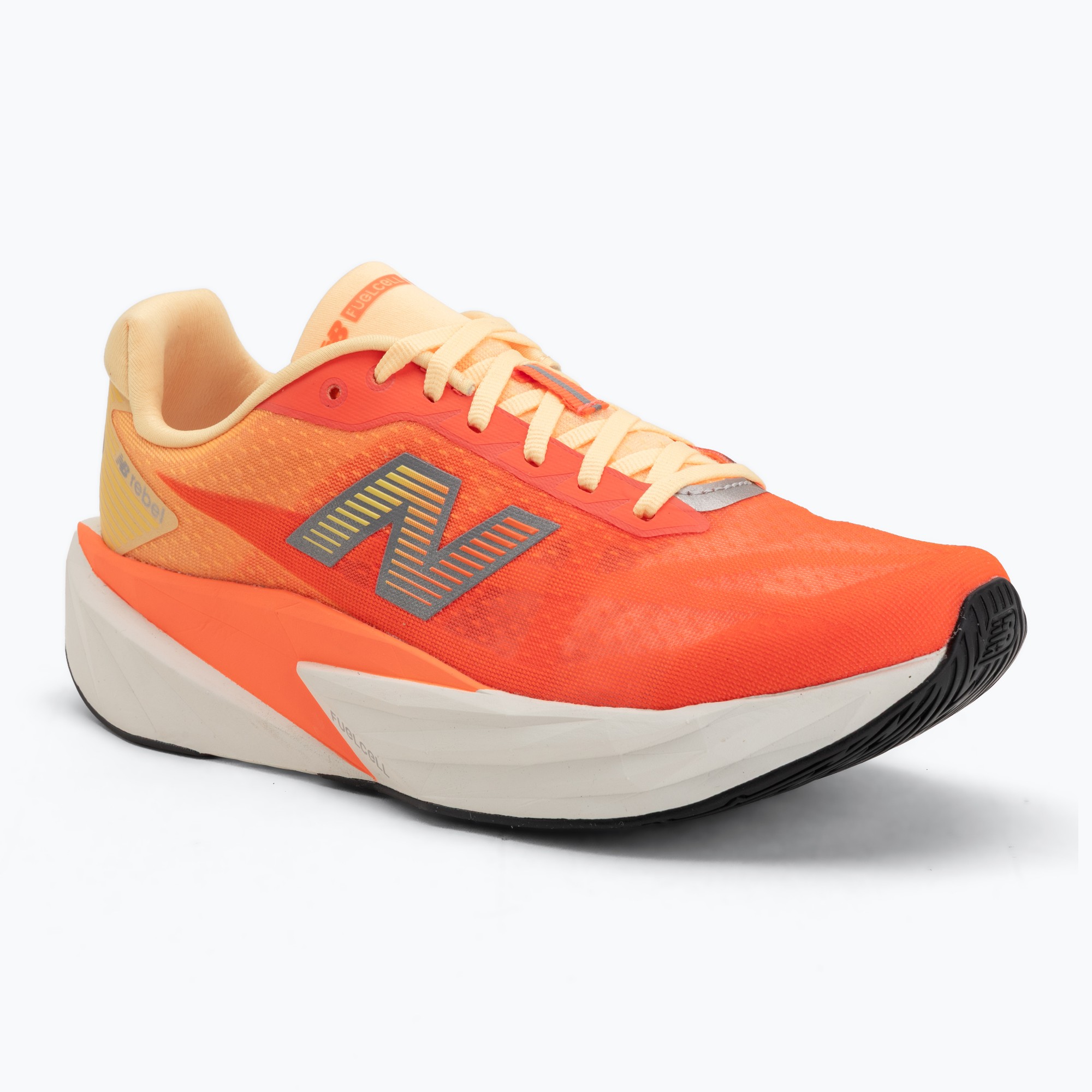 Buty do biegania męskie New Balance FuelCell Rebel V5 tangerine heat/silver metallic 