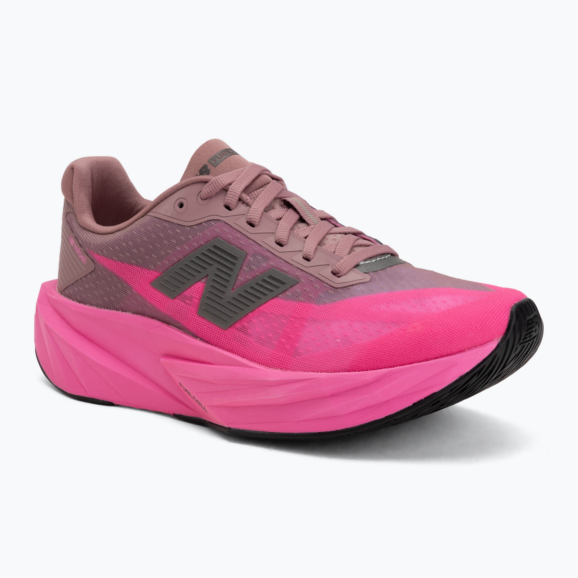 Buty do biegania damskie New Balance FuelCell Rebel V5 pink heat/rosewood 